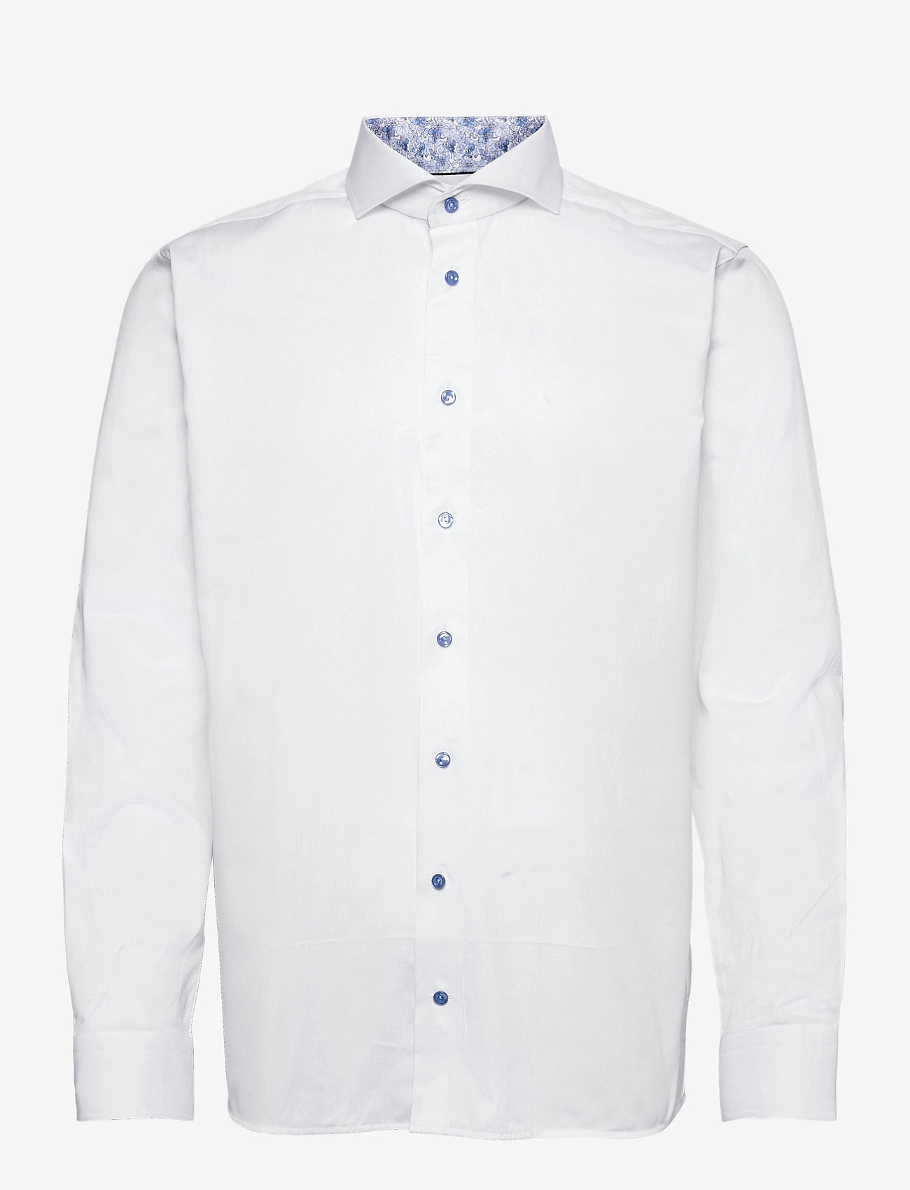 Eton - Slim fit Blue Signature Twill shirt - white - 0