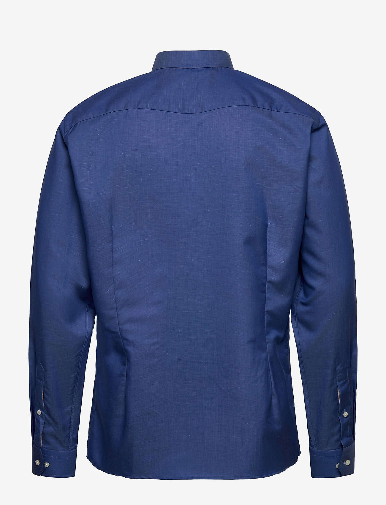 Eton - Men's shirt: Business Casual  Textured twill - dark blue - 1