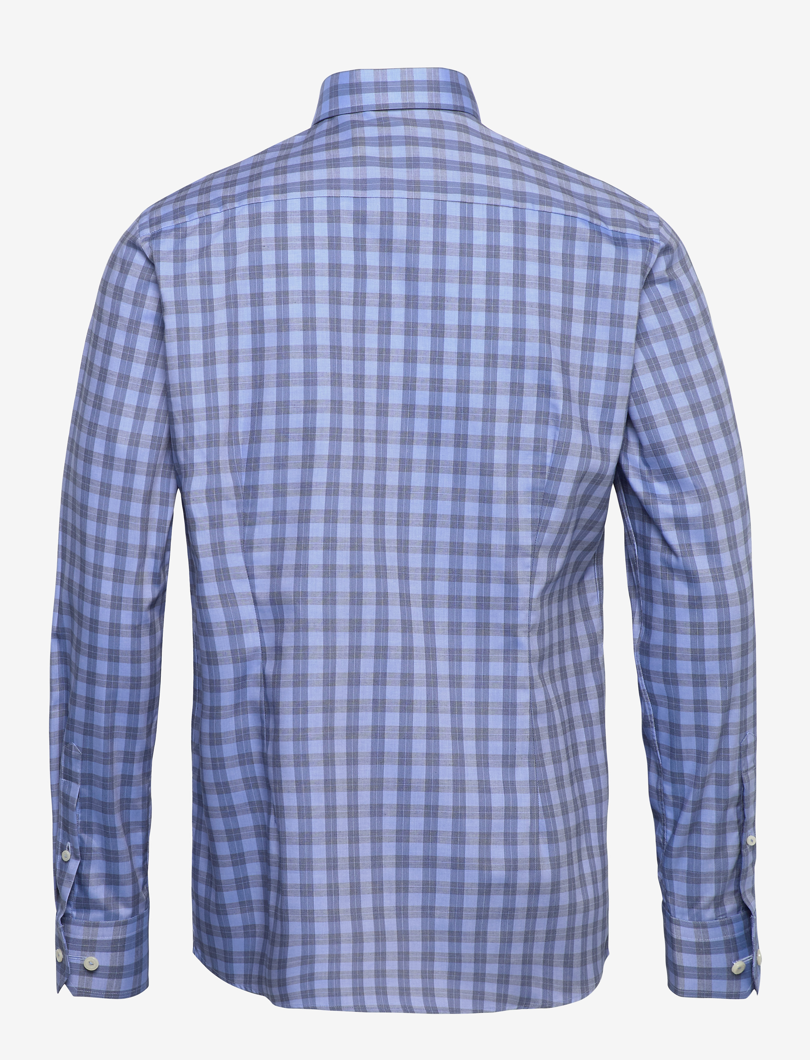 Eton - Blue twill shirt - blue - 1