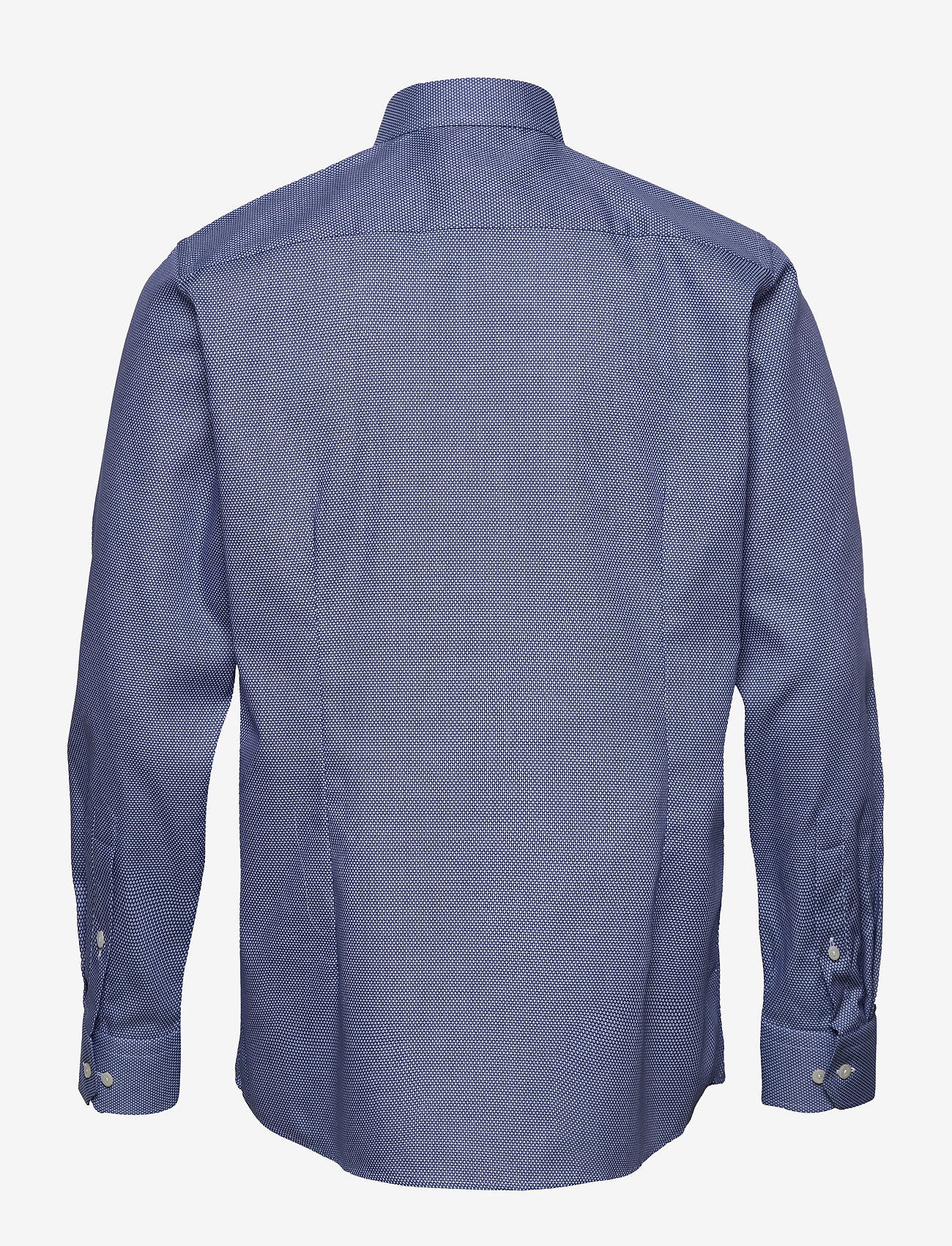 Eton - Light blue Eton dobby shirt - blue - 1