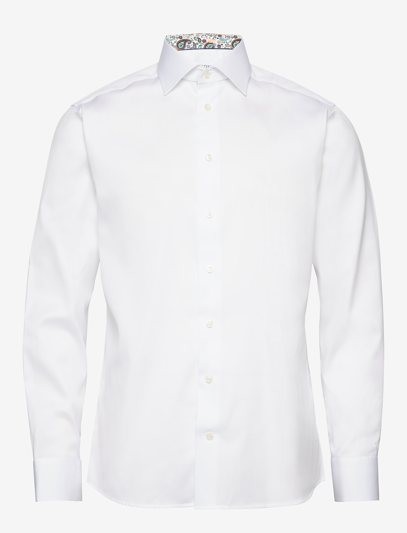 Eton - White twill shirt - white - 0
