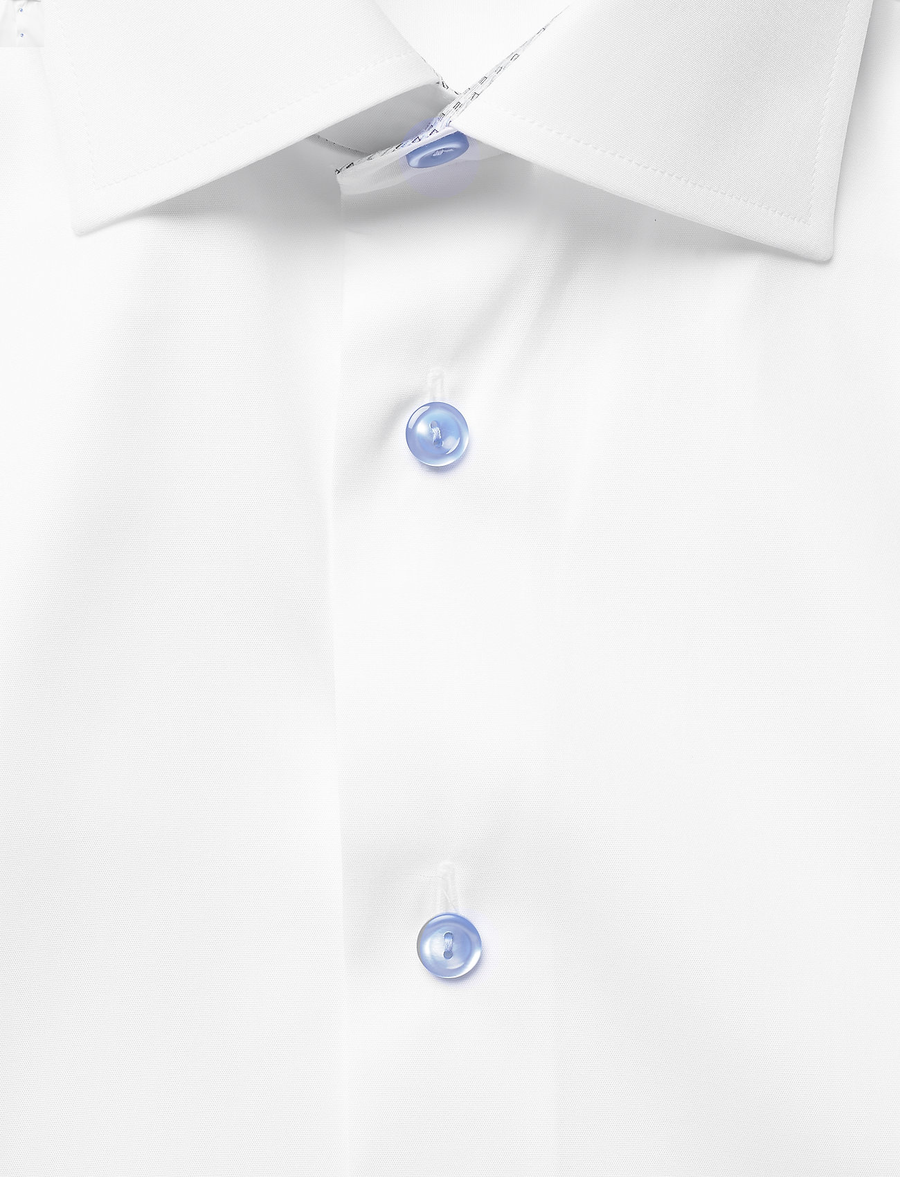 Eton - Slim fit dress shirt w/ contrast collar & cuff - white - 2
