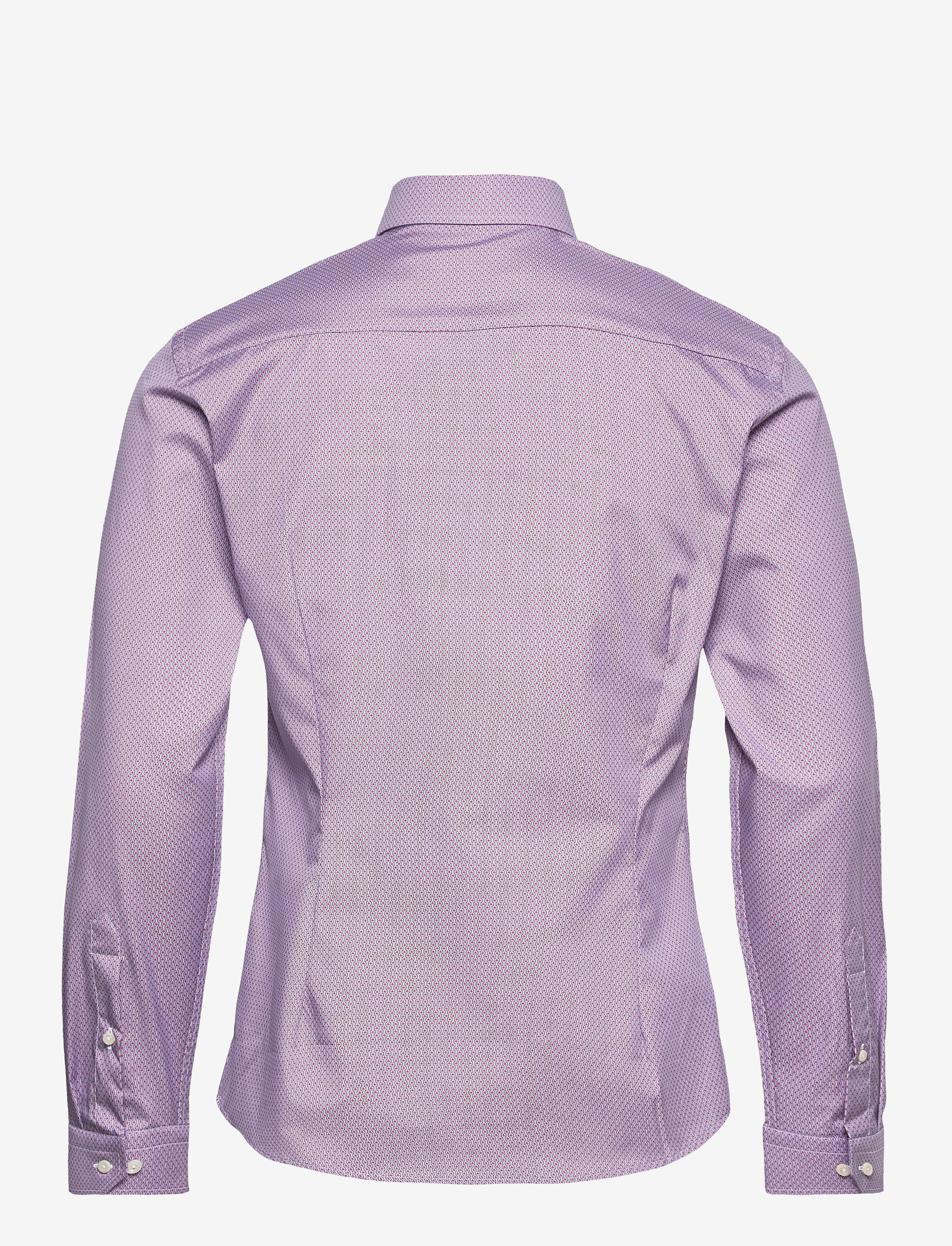 Eton - Superslim fit Pink/Red Poplin shirt - pink/red - 1