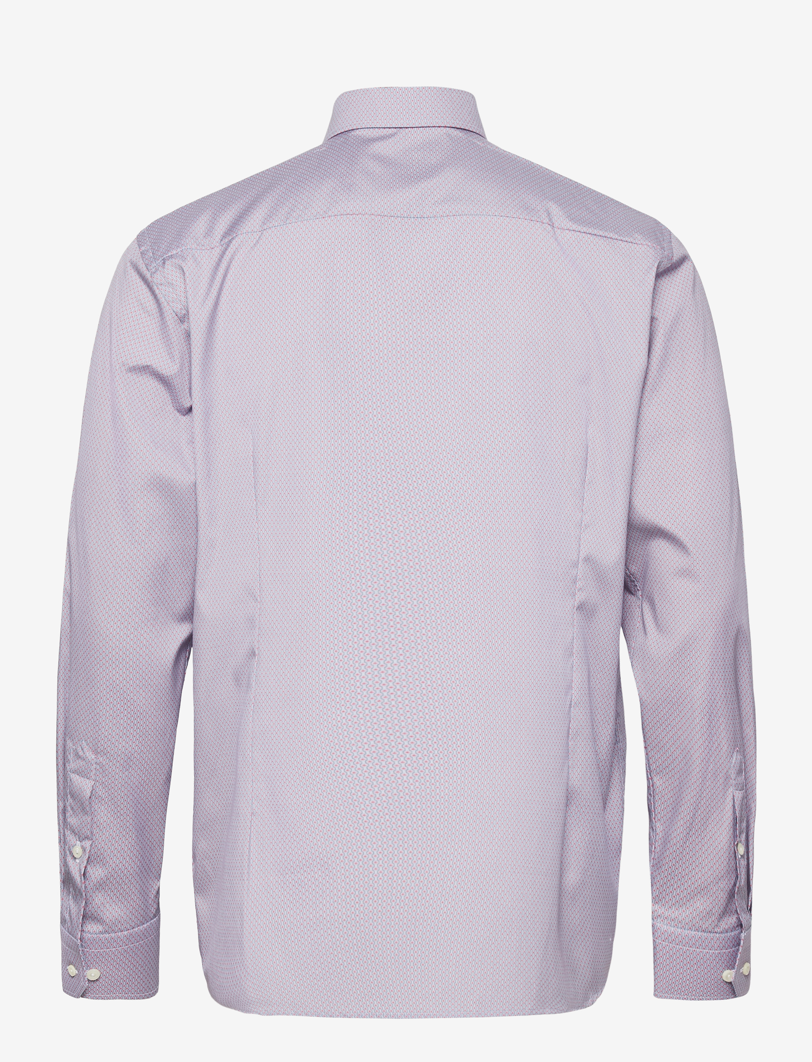 Eton - Contemporary fit Pink/Red Poplin shirt - pink/red - 1