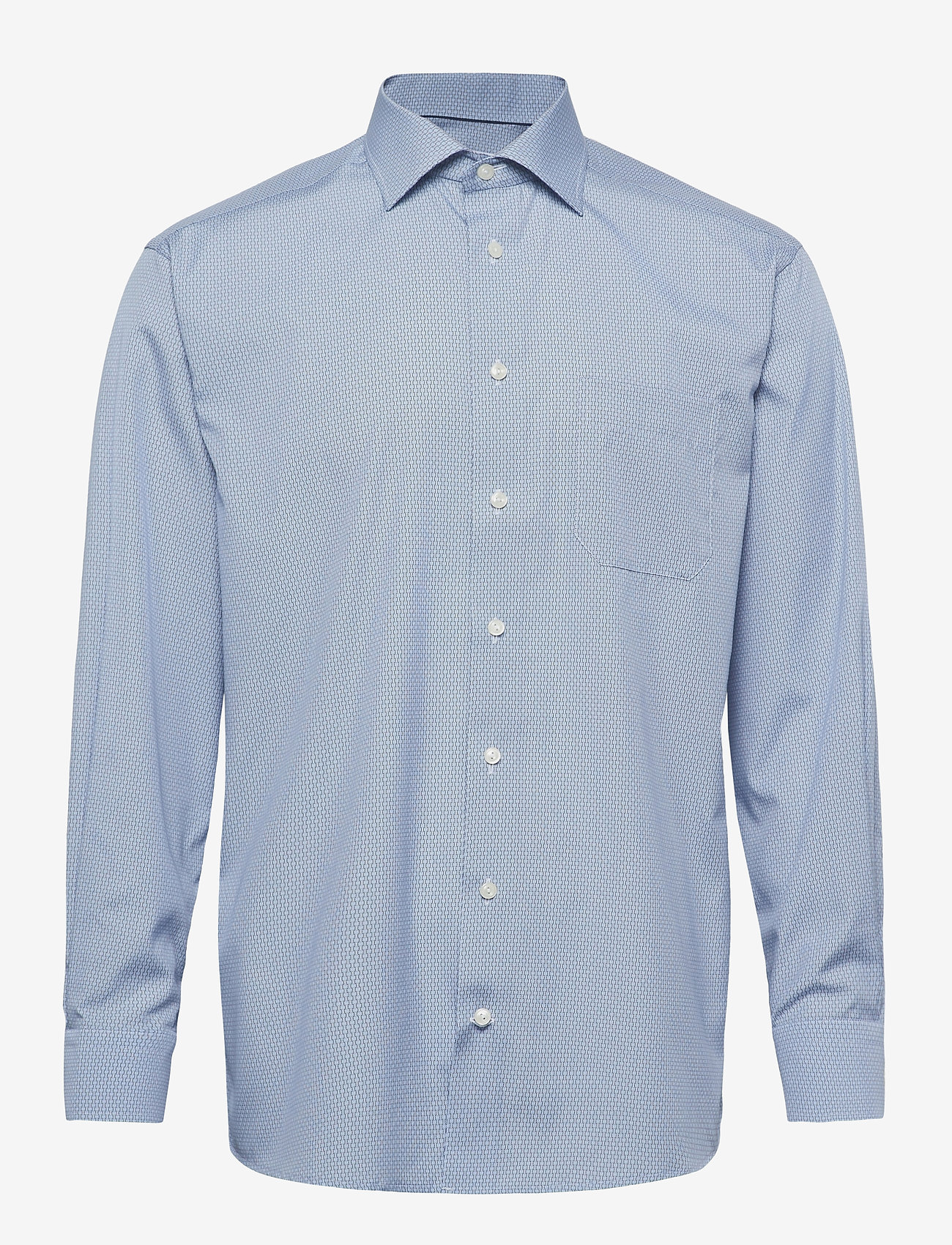 Eton - Classic fit Blue Poplin shirt - blue - 0