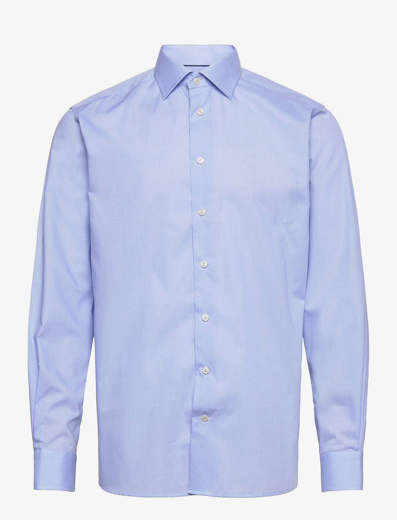 Eton - Contemporary fit Purple Poplin shirt - light blue - 0