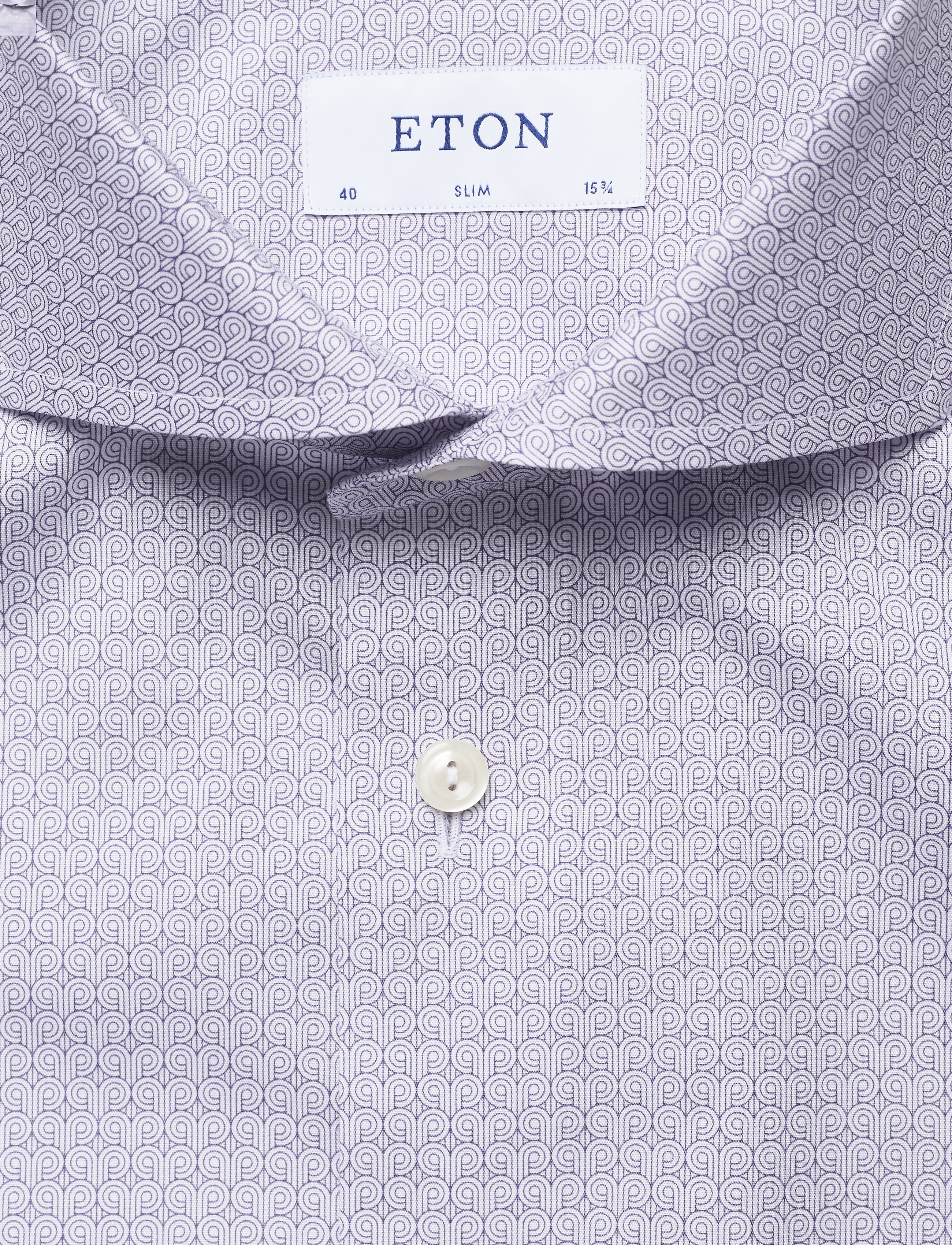Eton - Slim fit Blue Poplin shirt - blue - 2