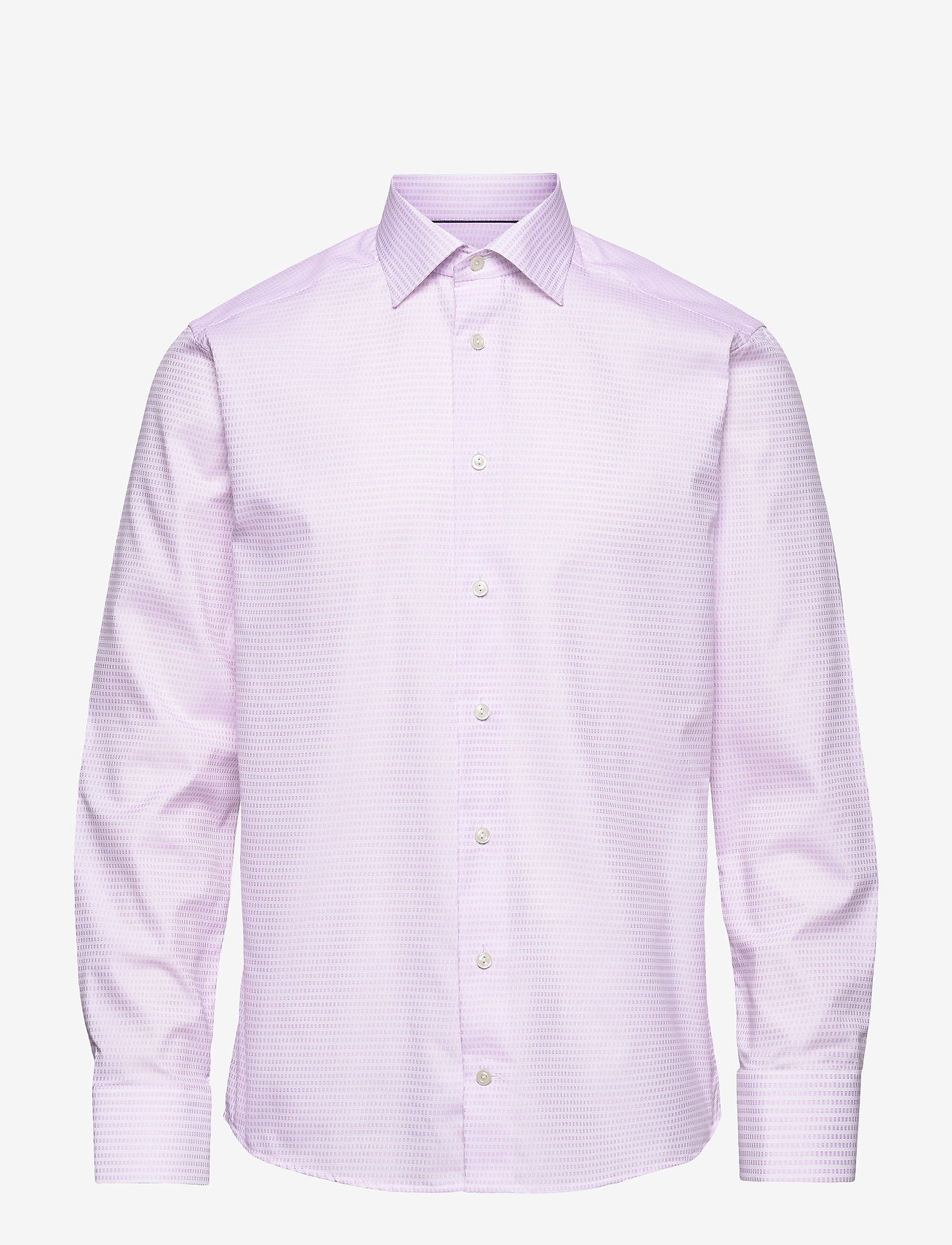 Eton - Slim fit Purple Dobby shirt - purple - 0