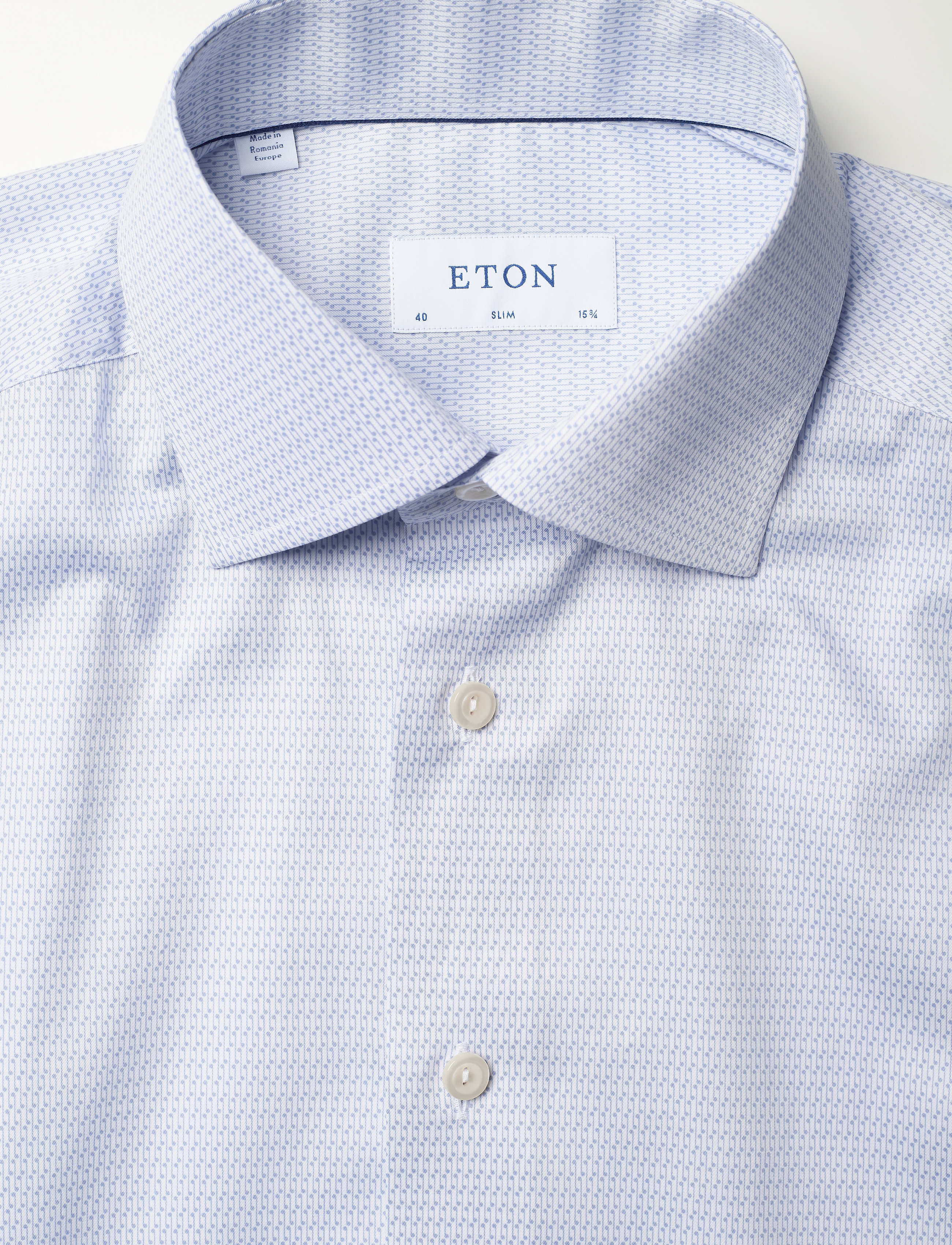 Eton - Slim fit Purple Lightweight Twill shirt - purple - 2