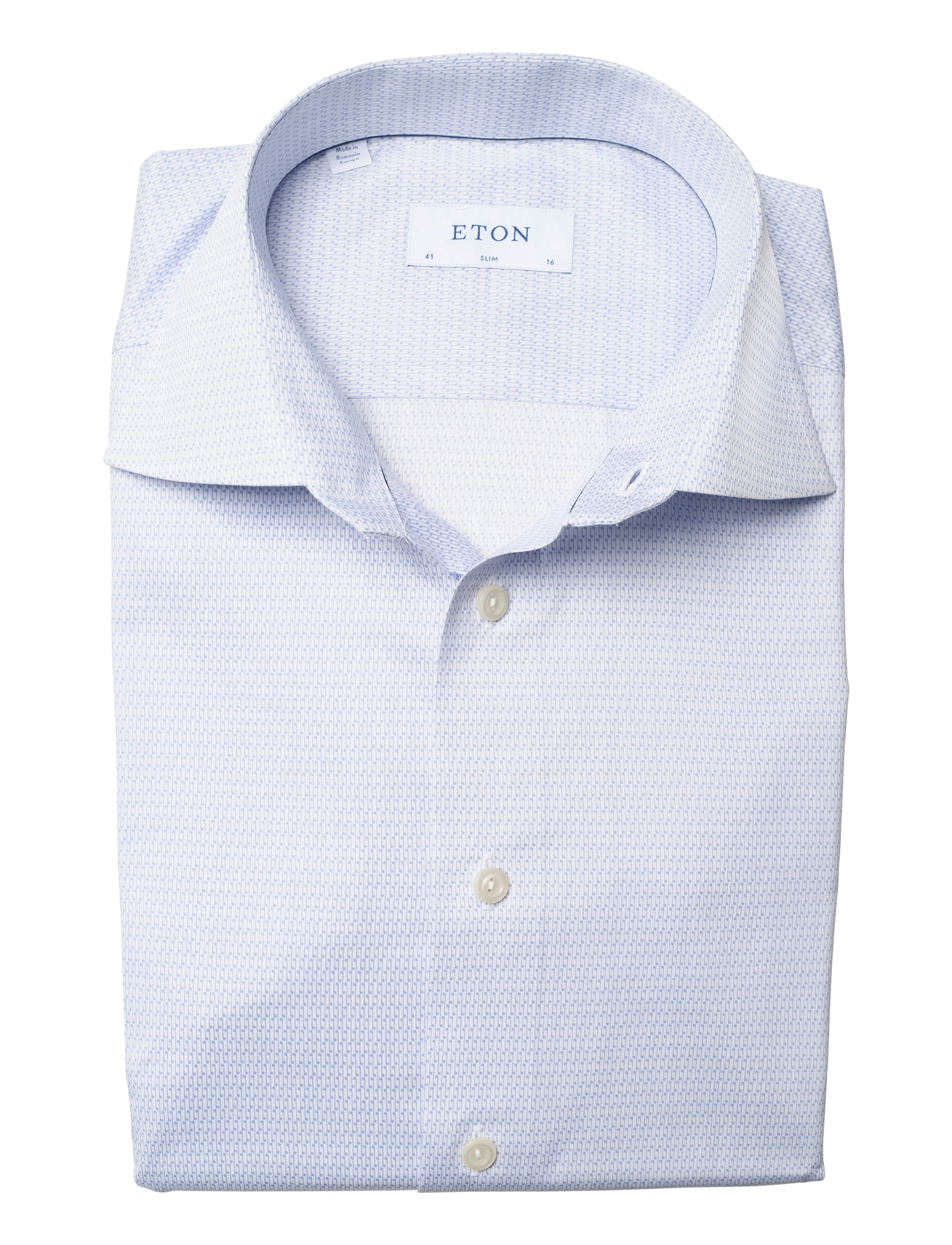 Eton - Slim fit Purple Lightweight Twill shirt - purple - 4