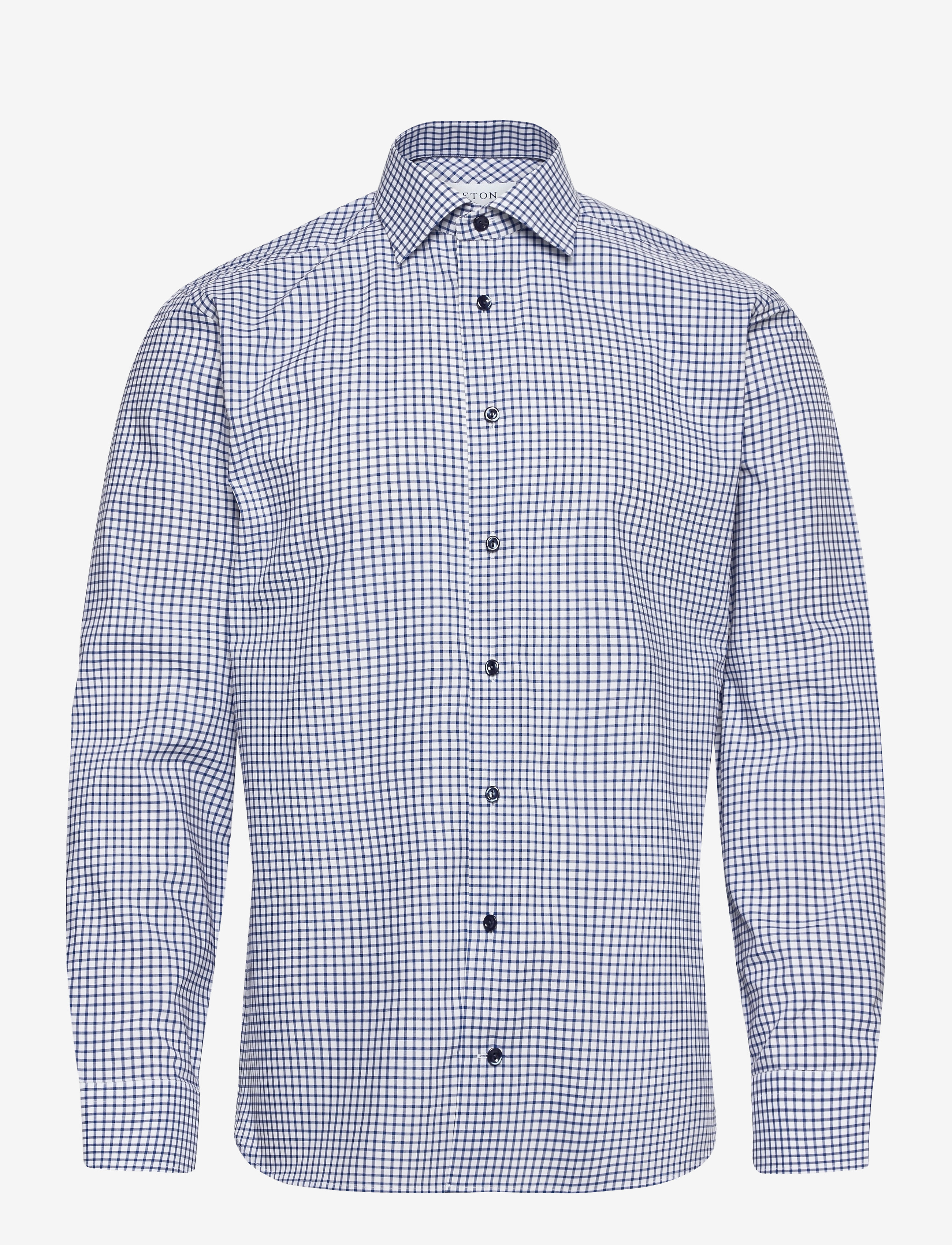 Eton - Slim fit Blue Lightweight Twill shirt - blue - 0