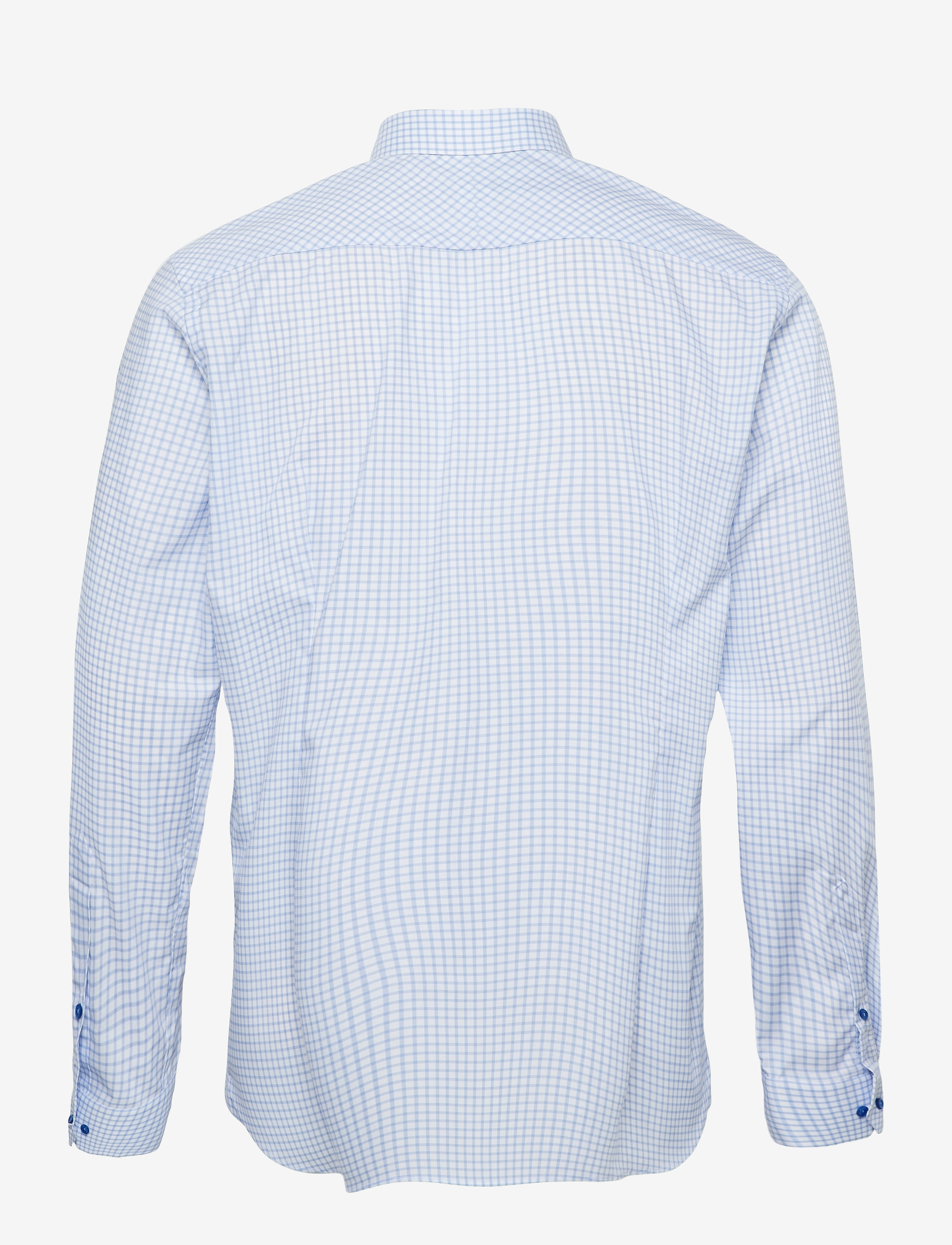 Eton - Contemporary fit Pink/Red Lightweight Twill shirt - blue - 1