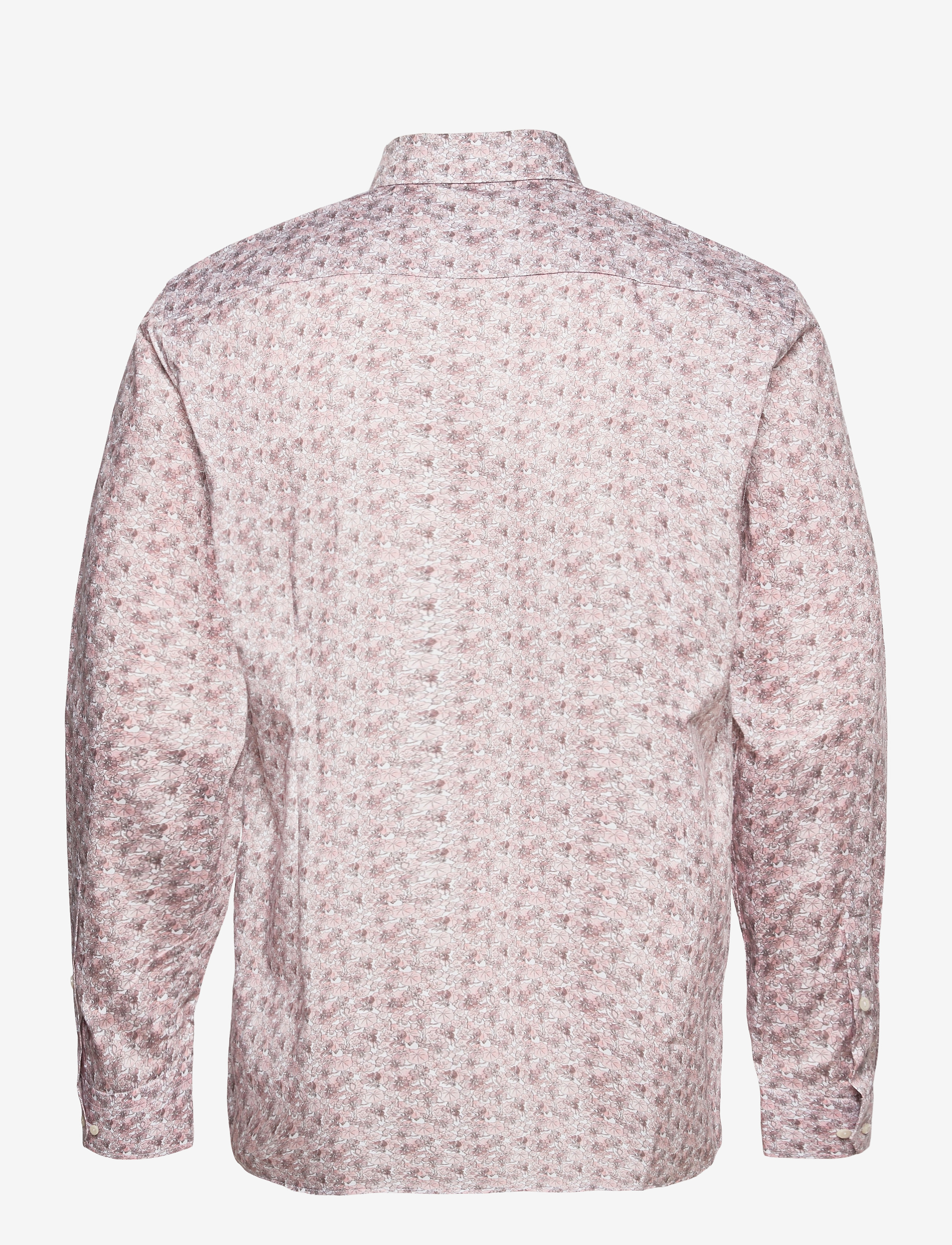 Eton - Contemporary fit Yellow/Orange Signature Twill shirt - offwhite/brown - 1