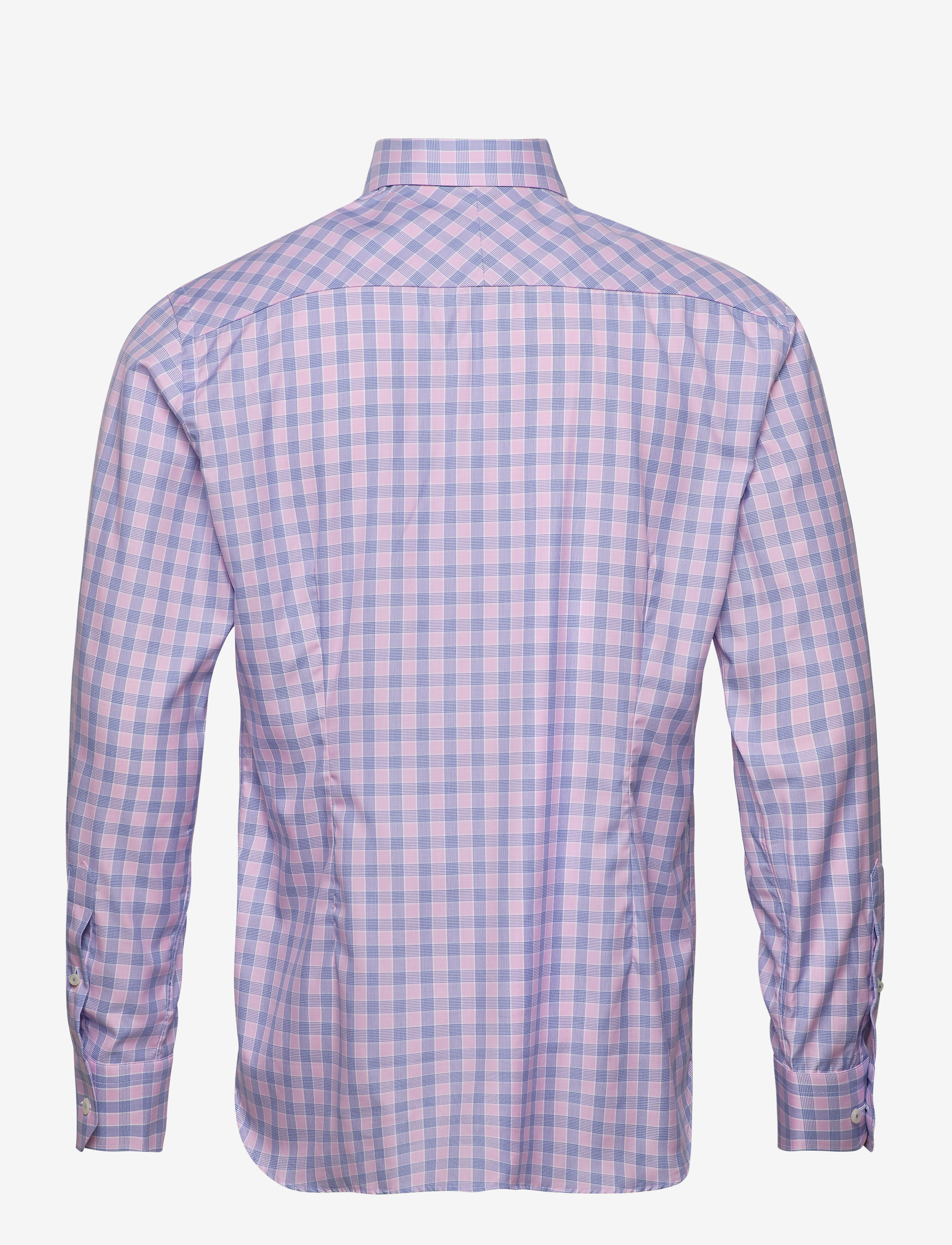 Eton - Contemporary fit Offwhite/Brown Signature Twill shirt - pink/red - 1