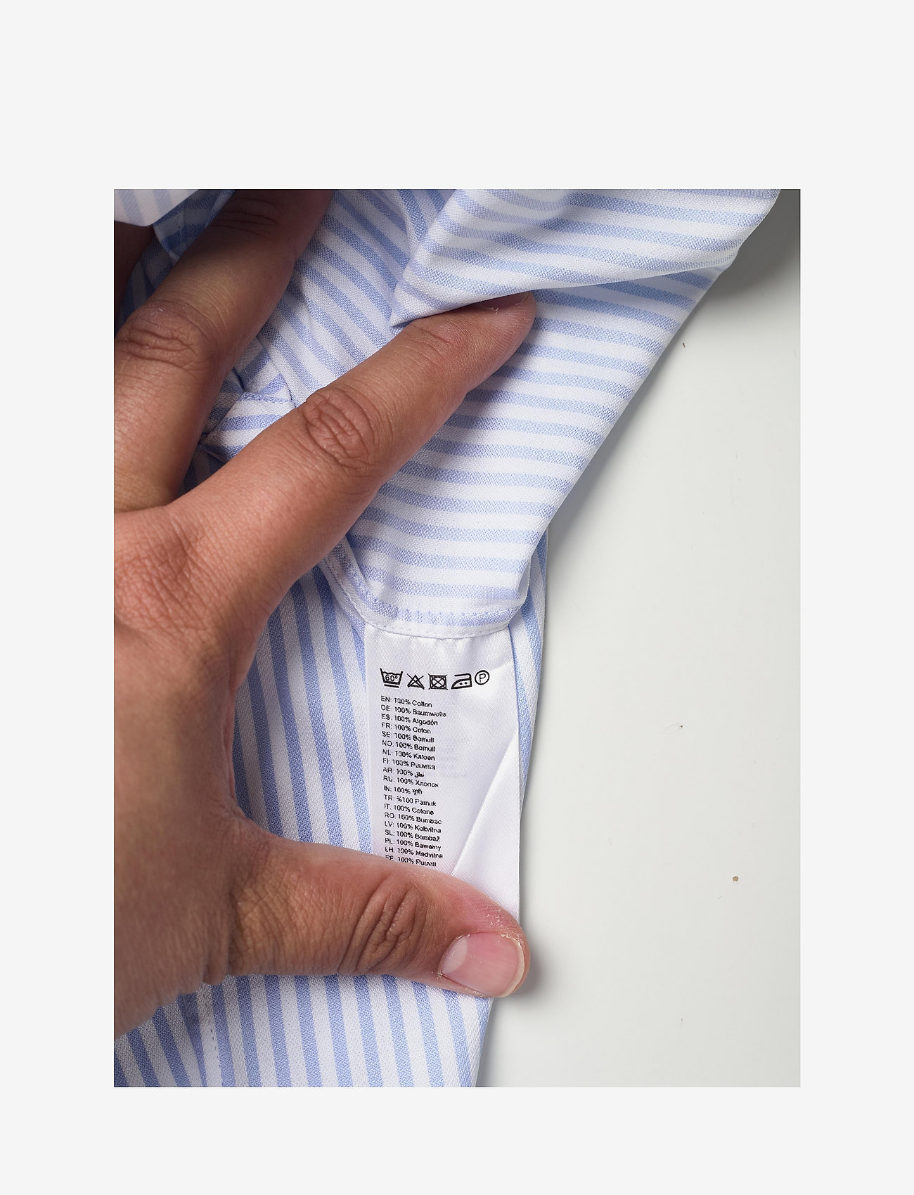 Eton - Contemporary fit Blue Satin shirt - light blue - 2