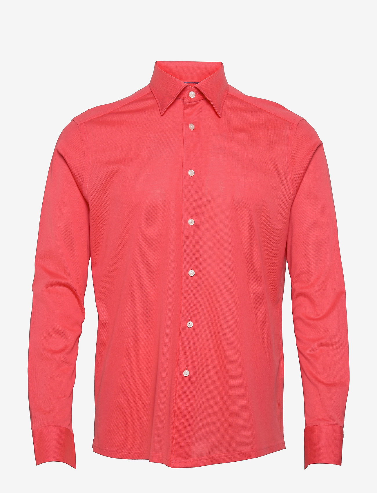 Eton - Men's shirt: Casual  Pique - pink - 0