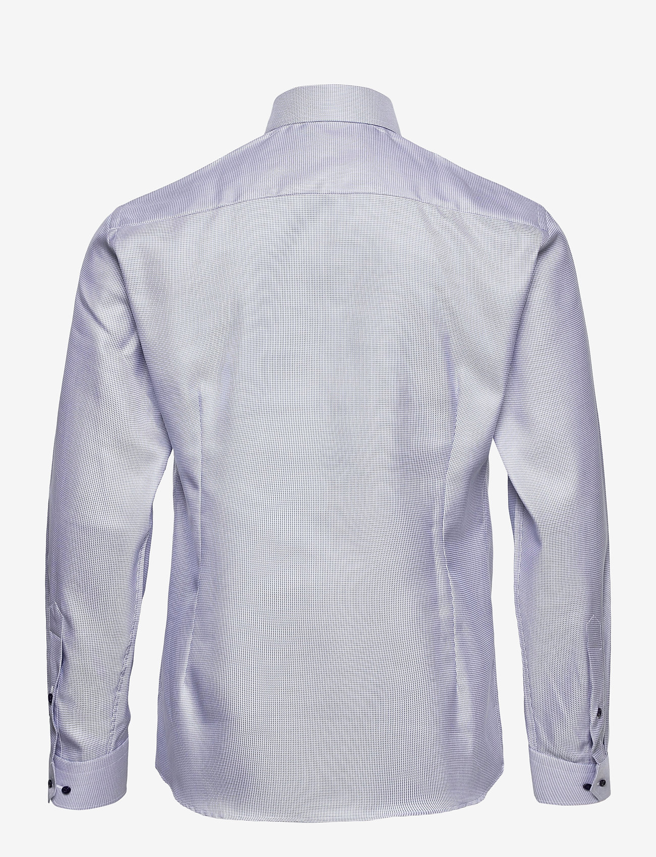 Eton - Slim fit Blue Textured Twill shirt - blue - 1