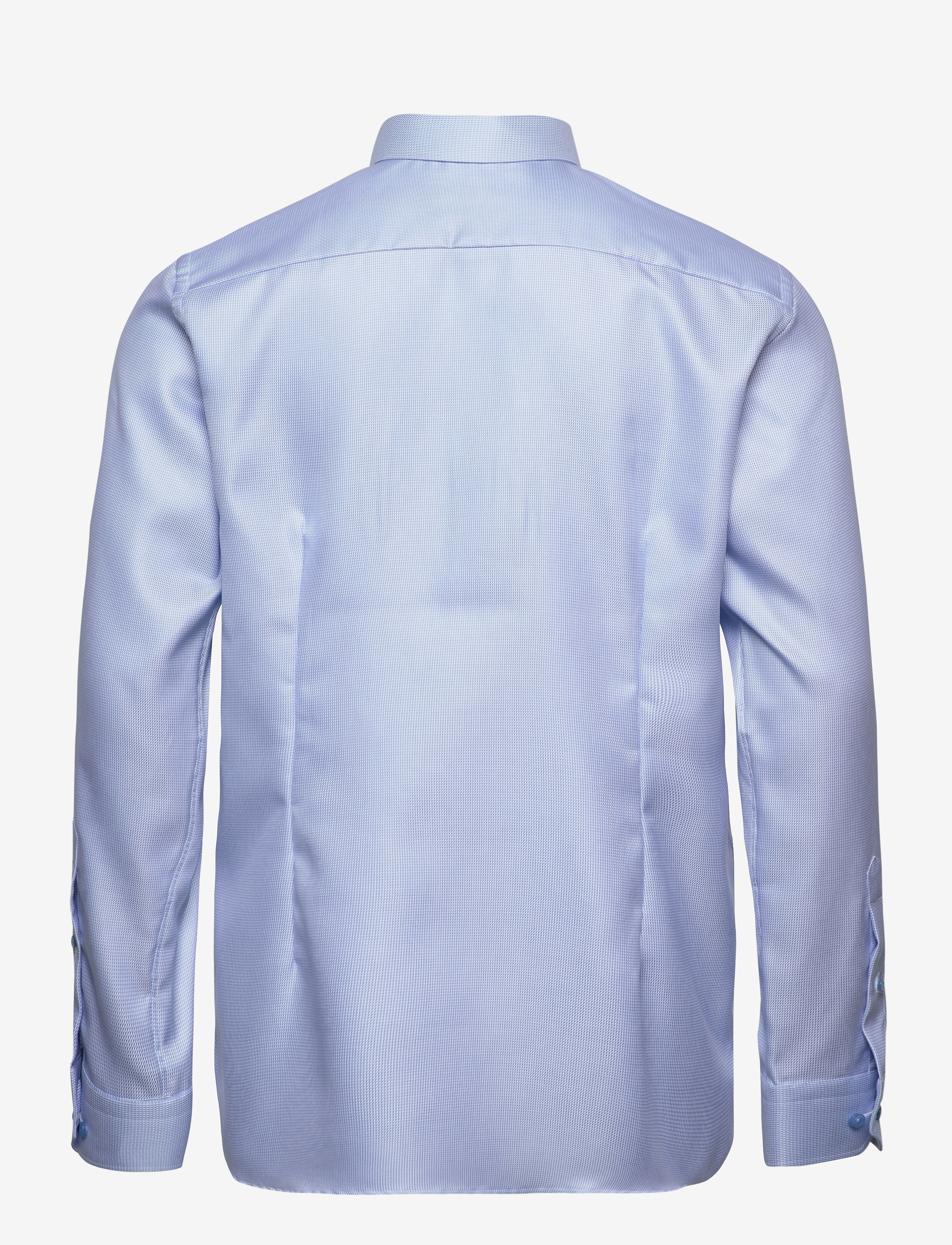 Eton - Contemporary fit Blue Textured Twill shirt - blue - 1