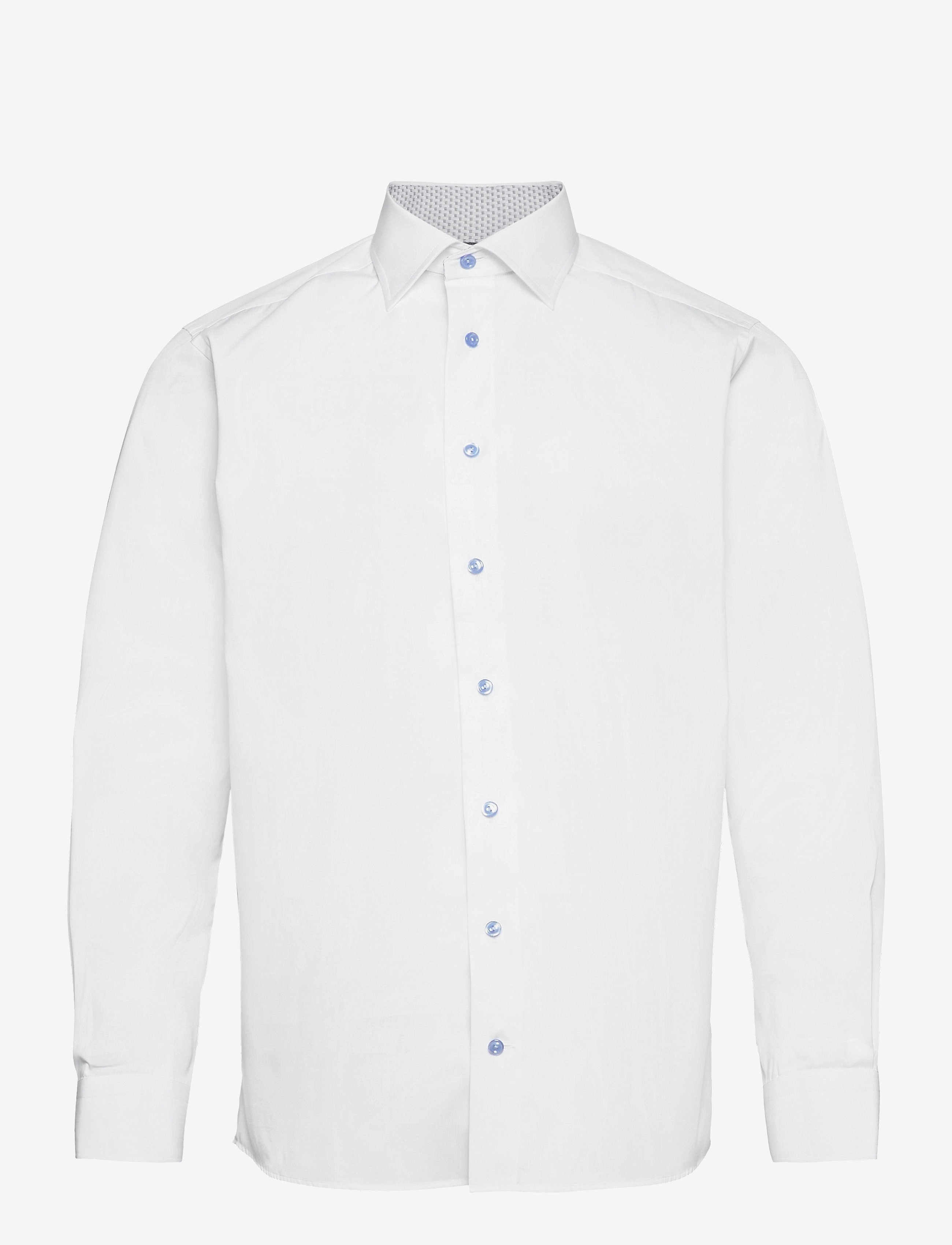 Eton - Contemporary fit shirt w/ contrast collar & cuff - white - 0