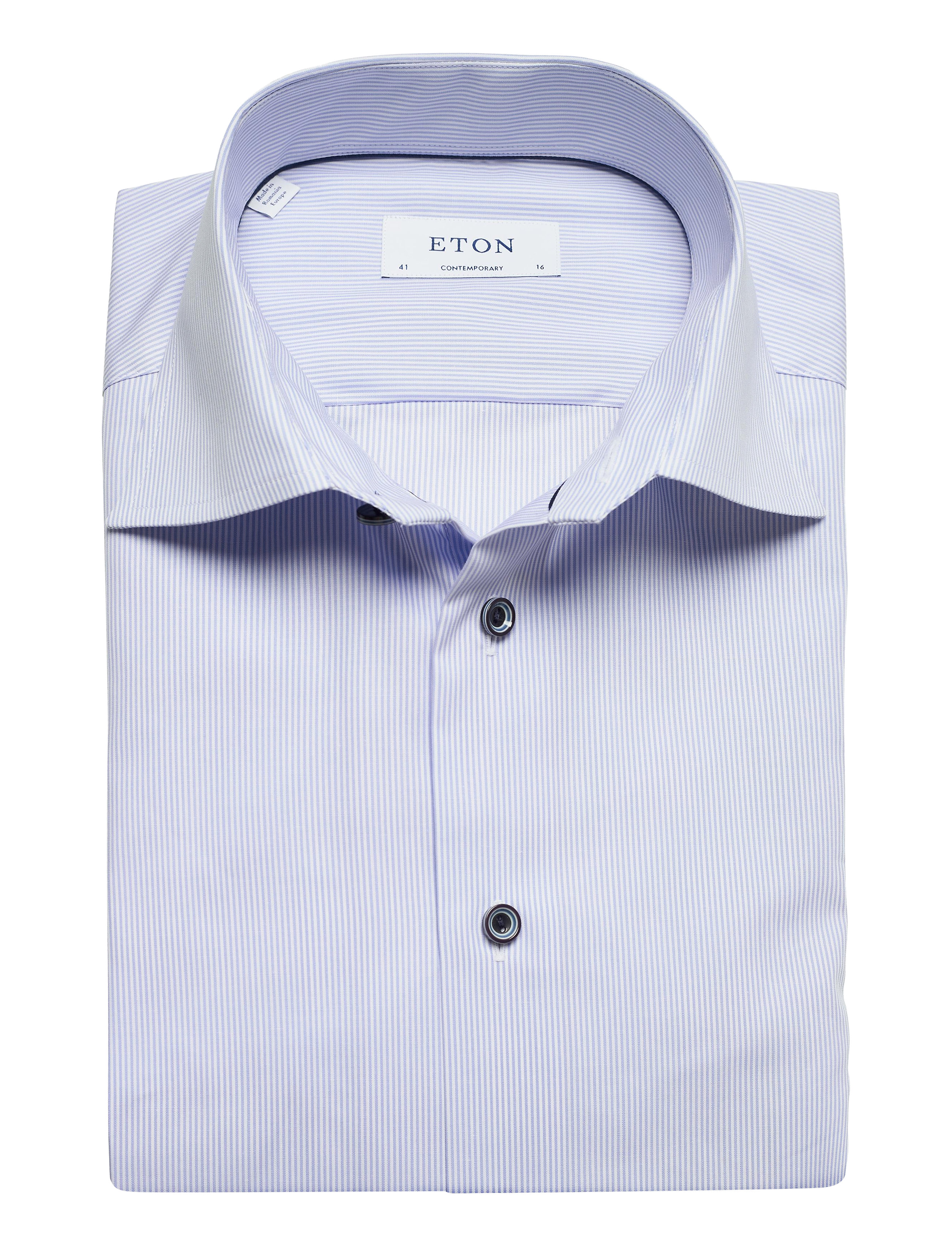 Eton - Contemporary fit Cotton shirt - blue - 4