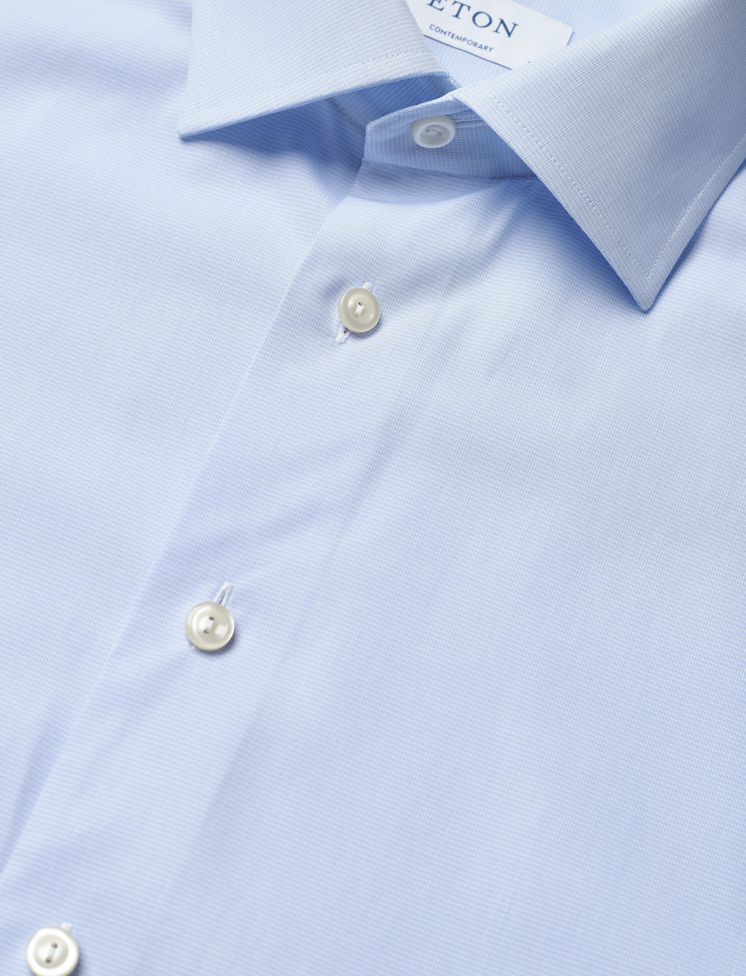 Eton - Contemporary fit Business Poplin Shirt - blue - 3