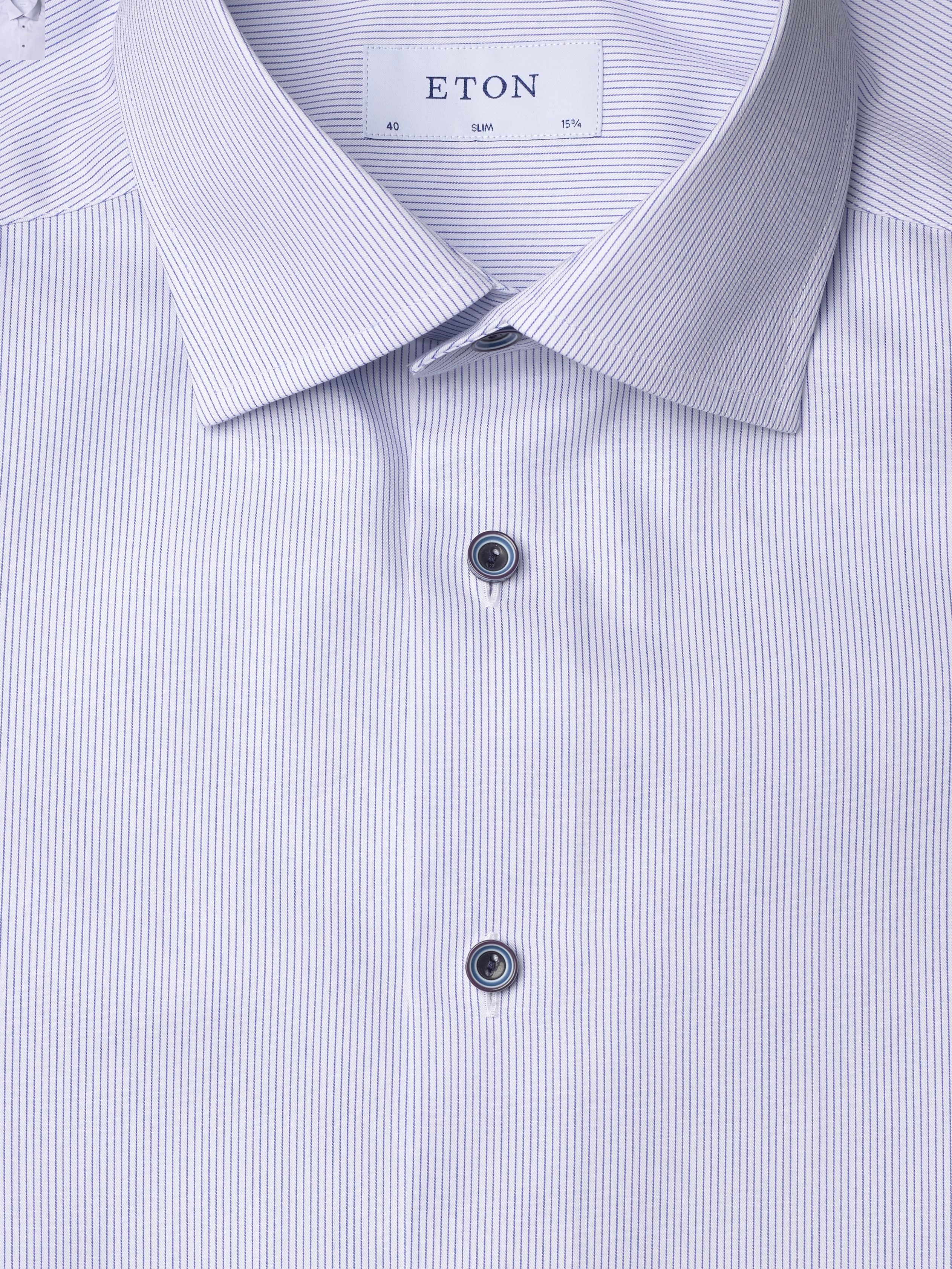 Eton - Men's shirt: Business  Twill - dark blue - 5