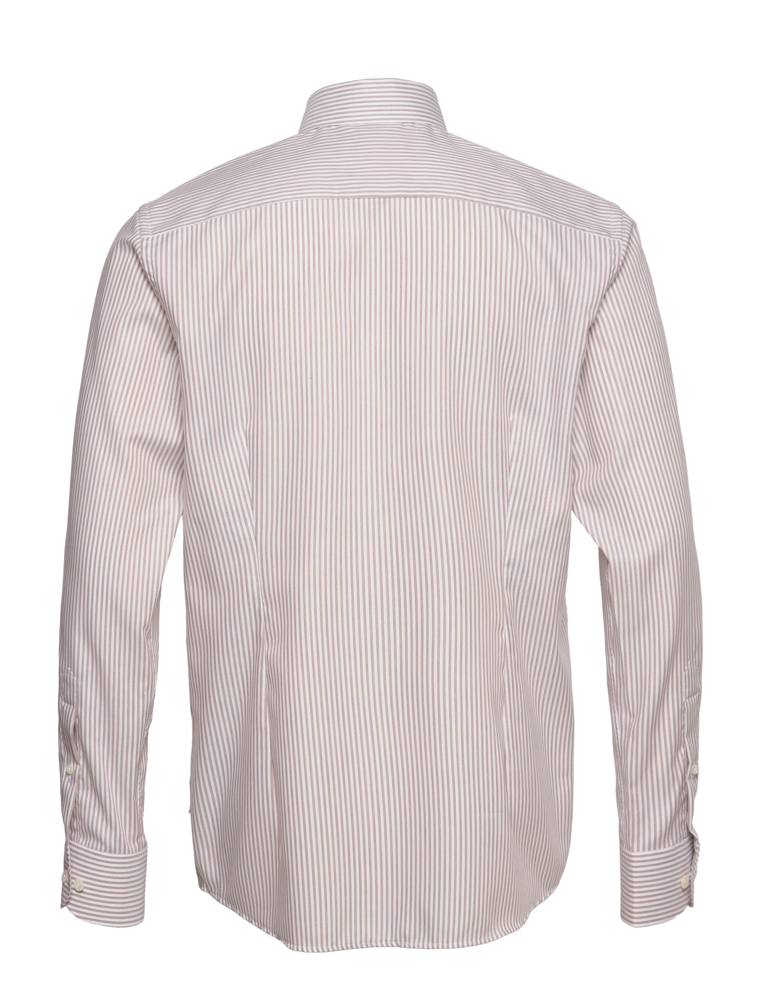 Eton - Men's shirt: Business Casual  Fine Oxford - brown - 1