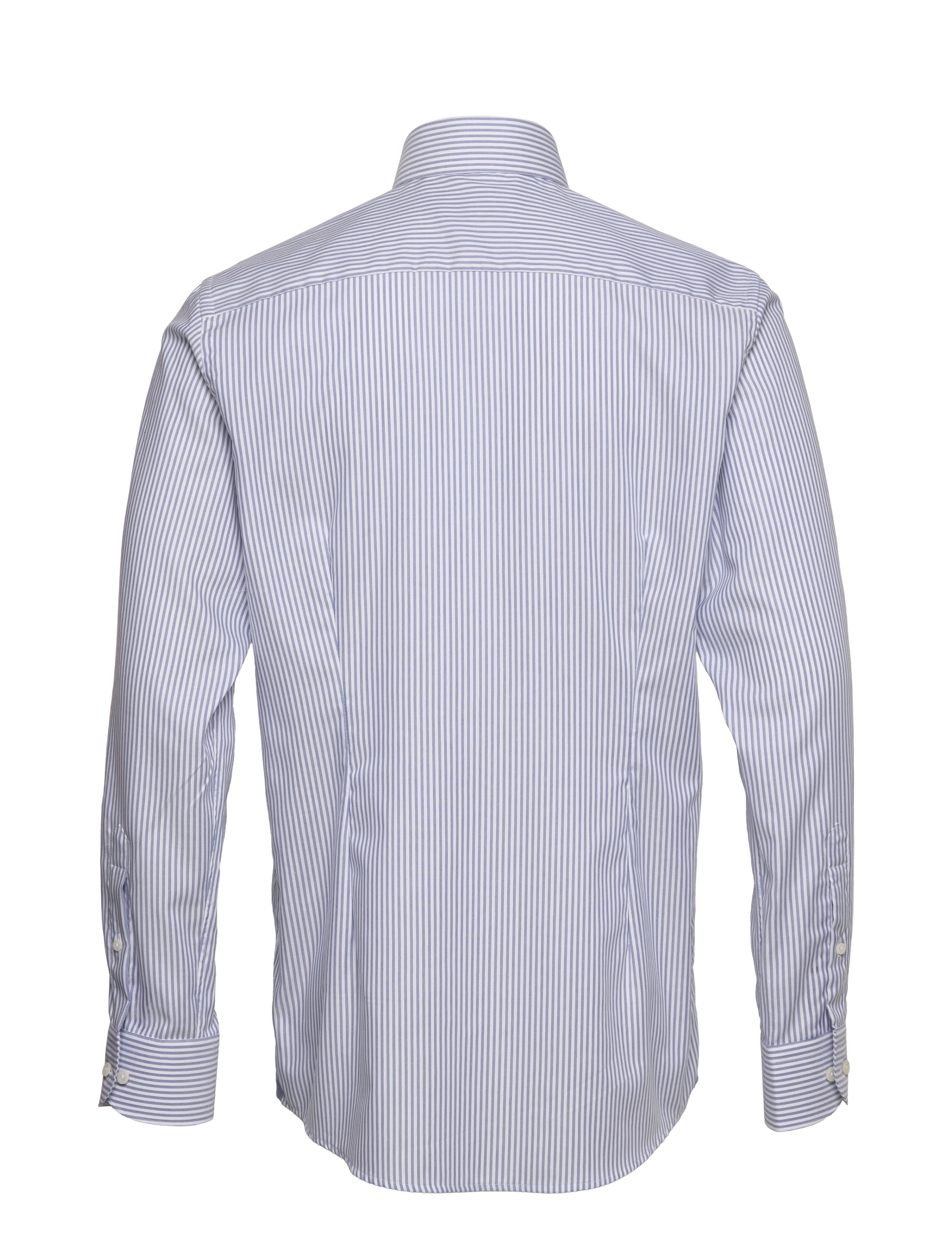 Eton - Men's shirt: Business Casual  Fine Oxford - mid blue - 1