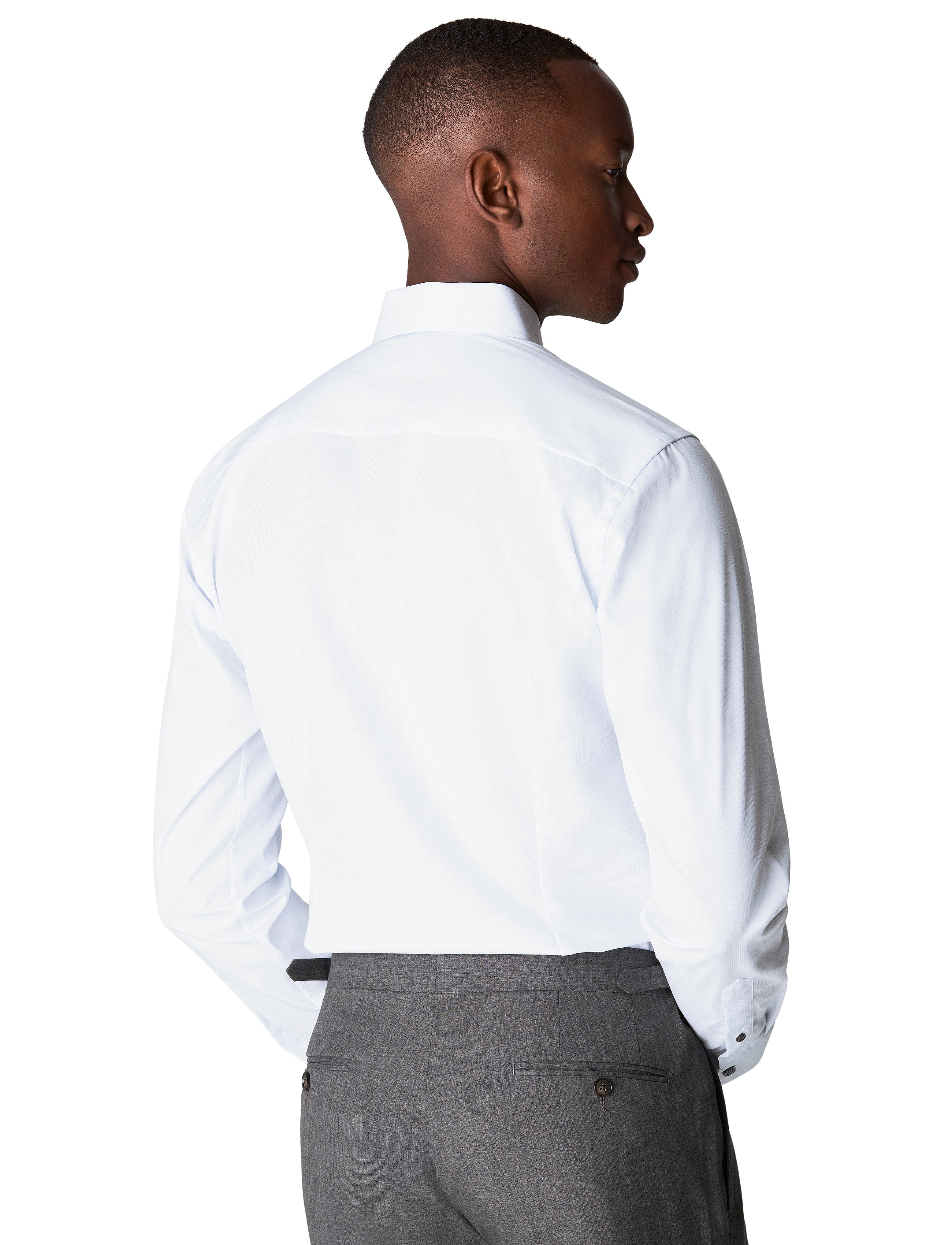 Eton - Men's shirt: Business  Twill - light blue - 3
