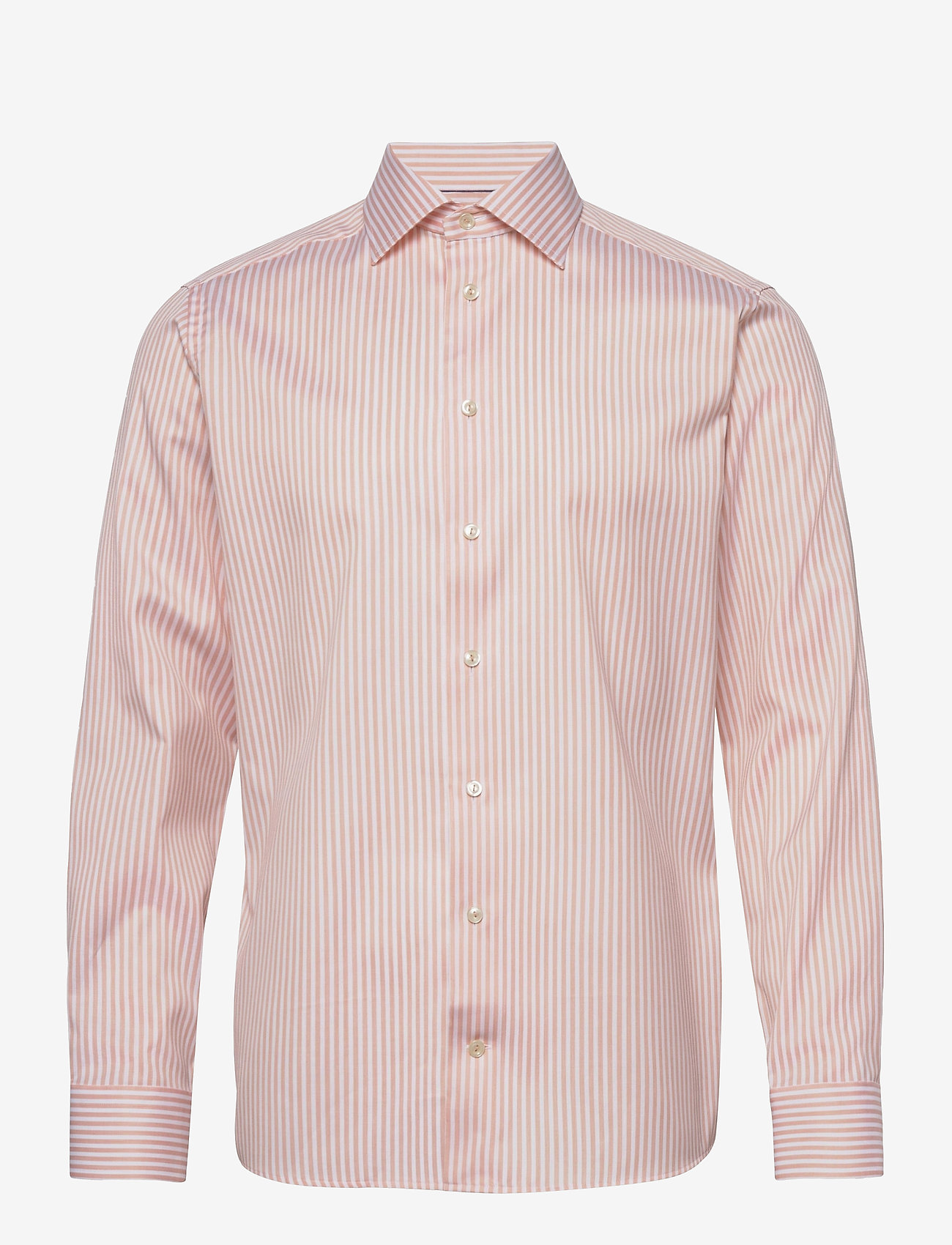 Eton - Slim fit Business Casual Poplin Shirt - yellow/orange - 0