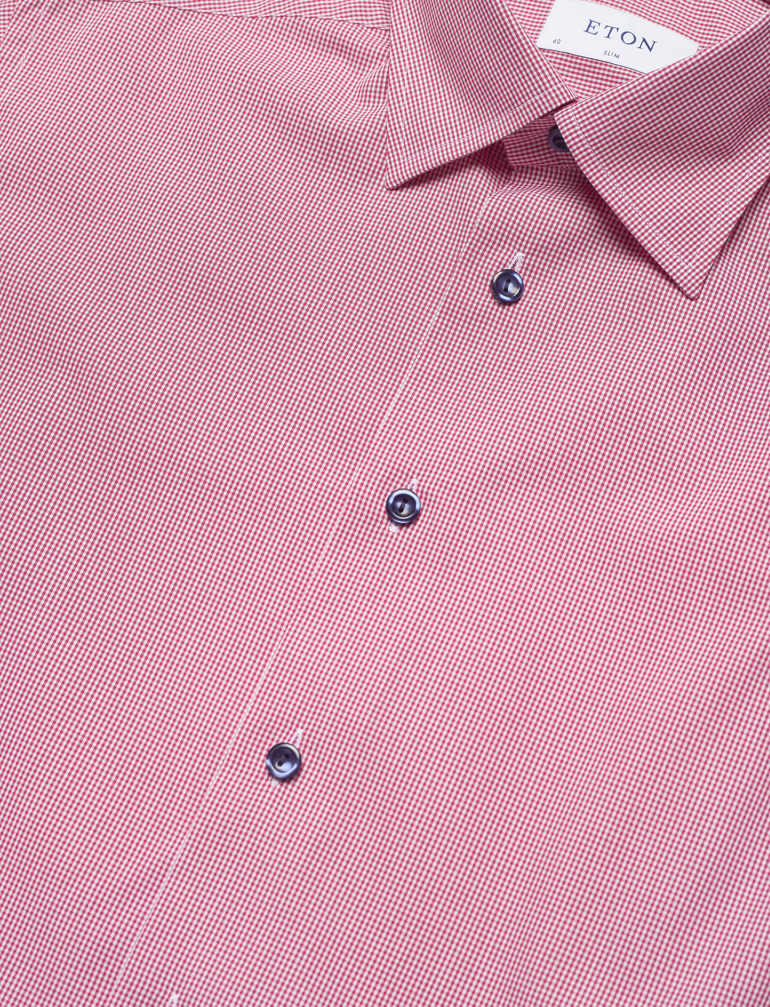 Eton - Slim fit Business Poplin Shirt - pink/red - 2