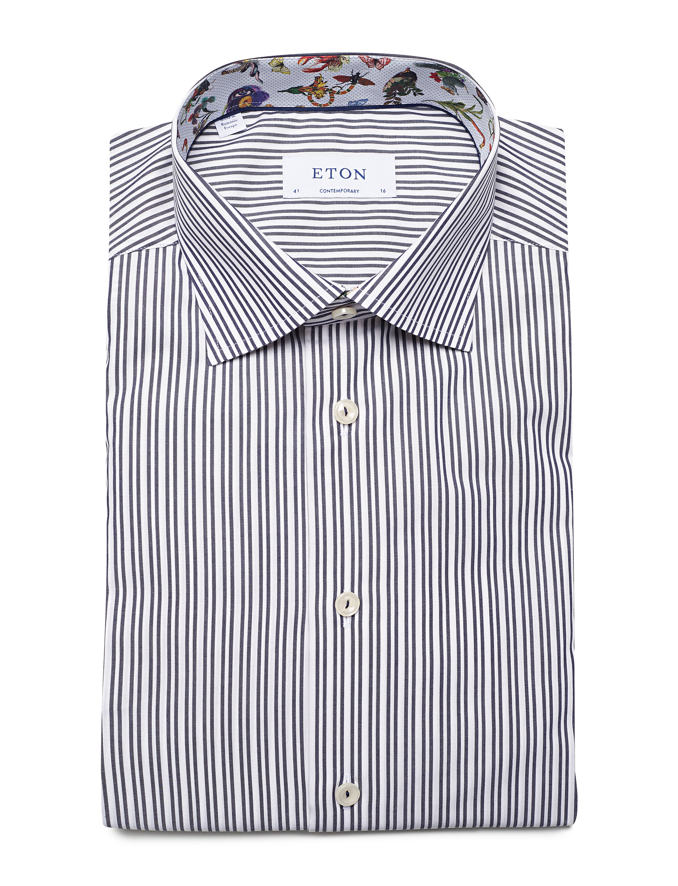 Eton - Striped Shirt - blue - 4
