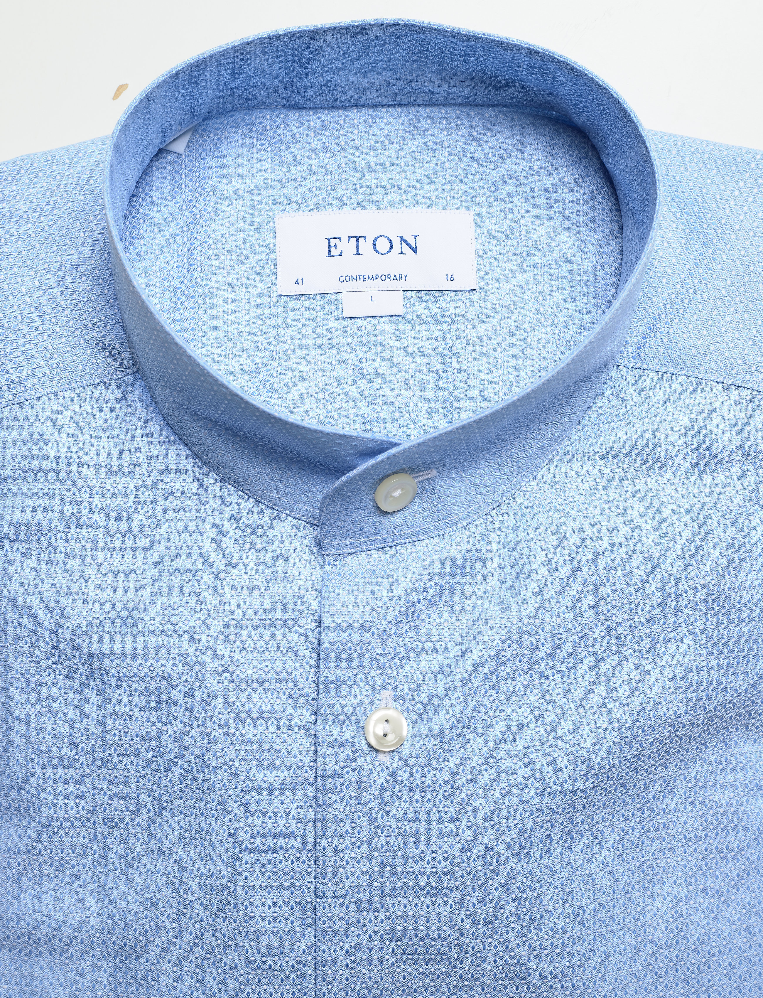 Eton - Contemporary fit Business Casual Poplin Shirt - blue - 2
