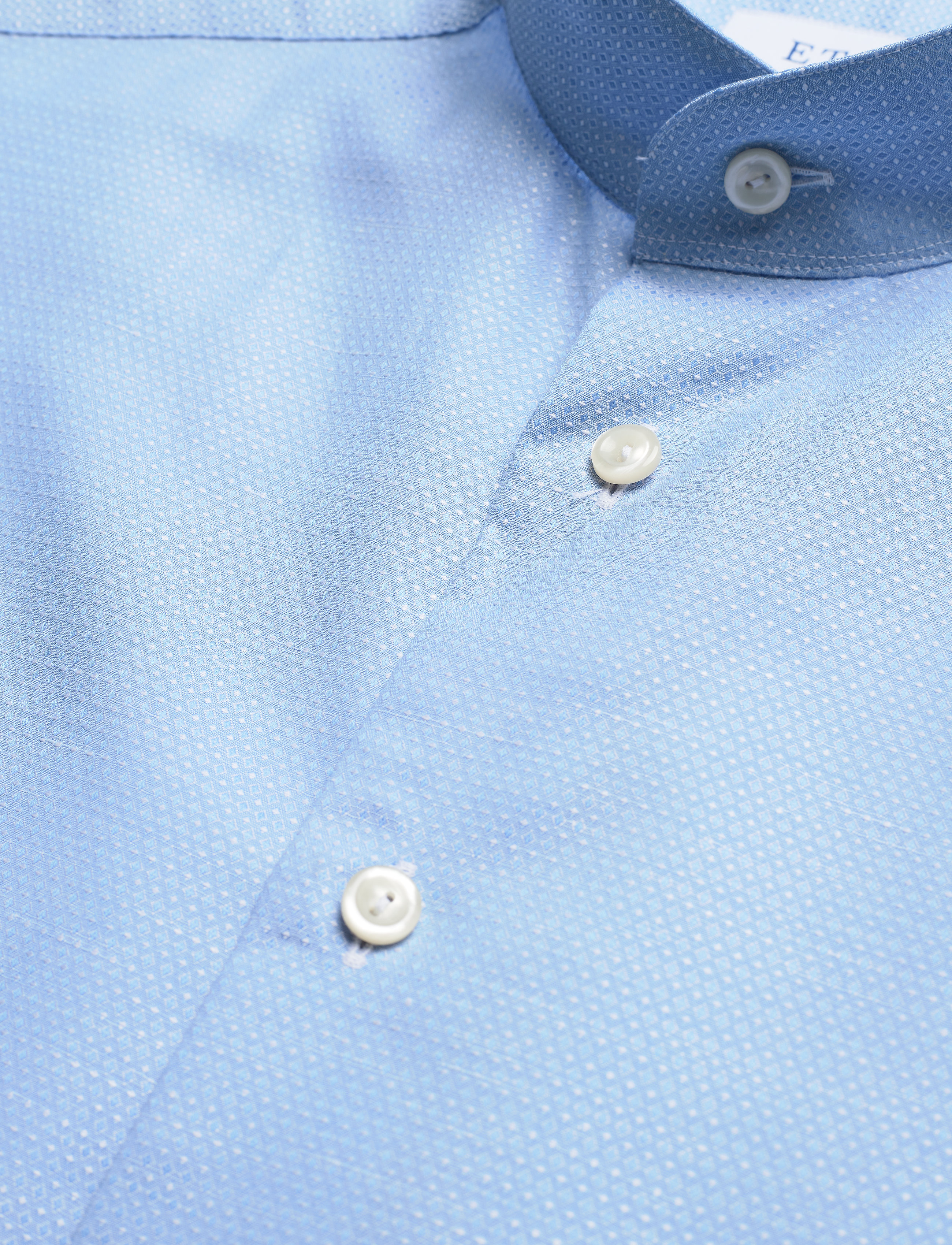 Eton - Contemporary fit Business Casual Poplin Shirt - blue - 3