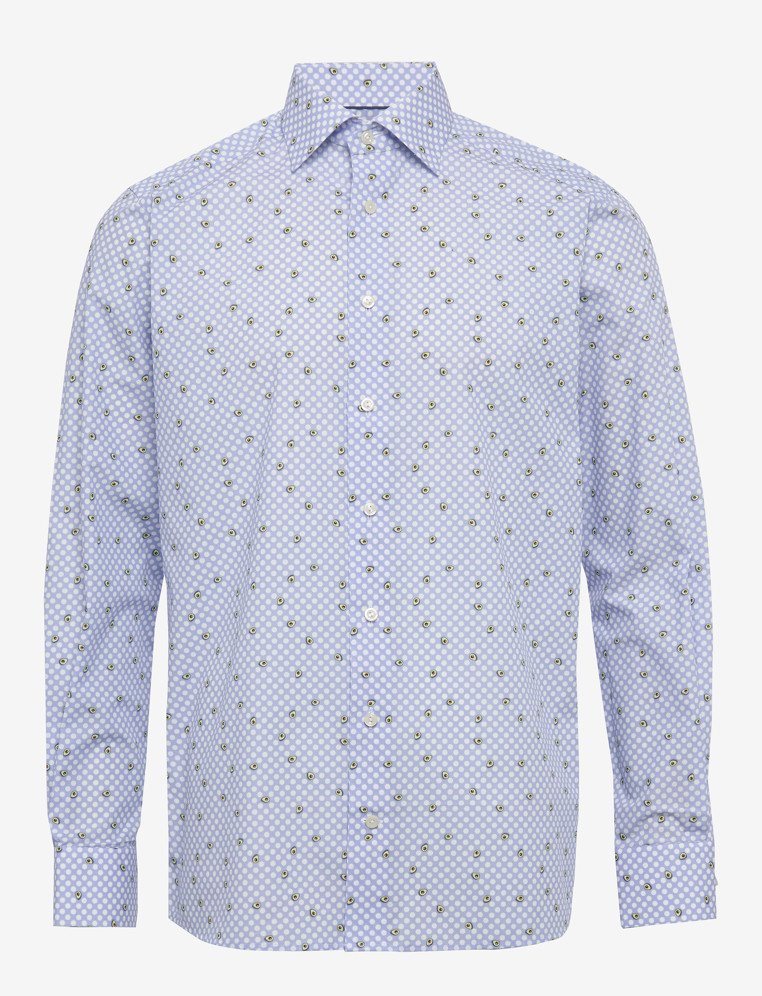 Eton - Soft striped twill shirt - blue - 0