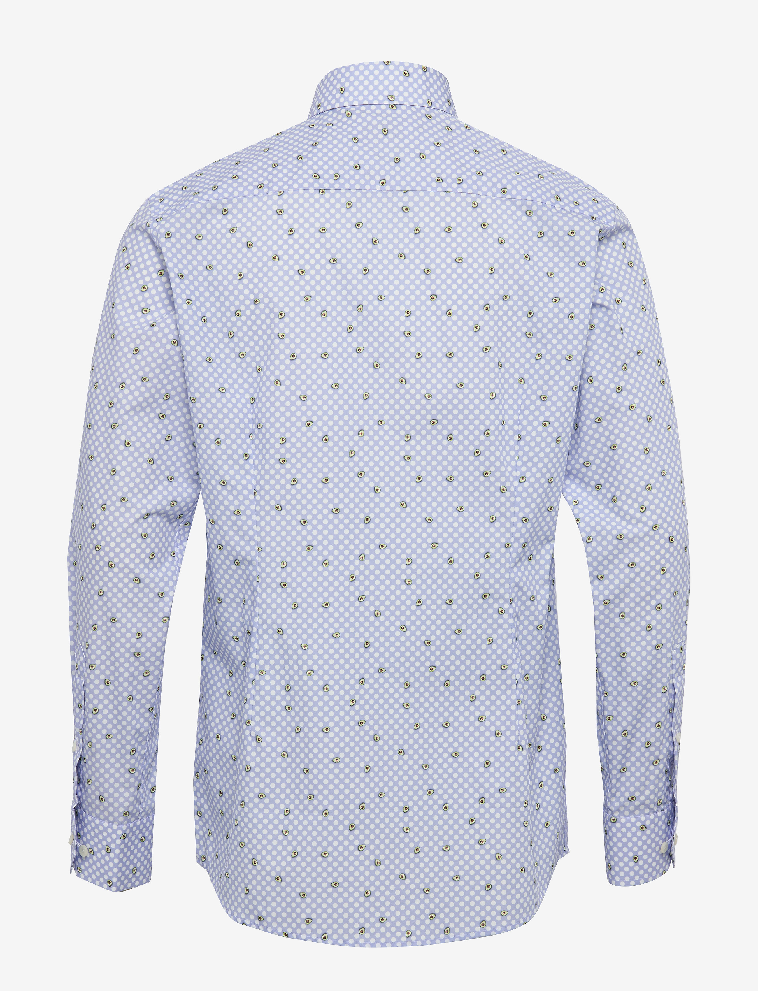 Eton - Soft striped twill shirt - blue - 1