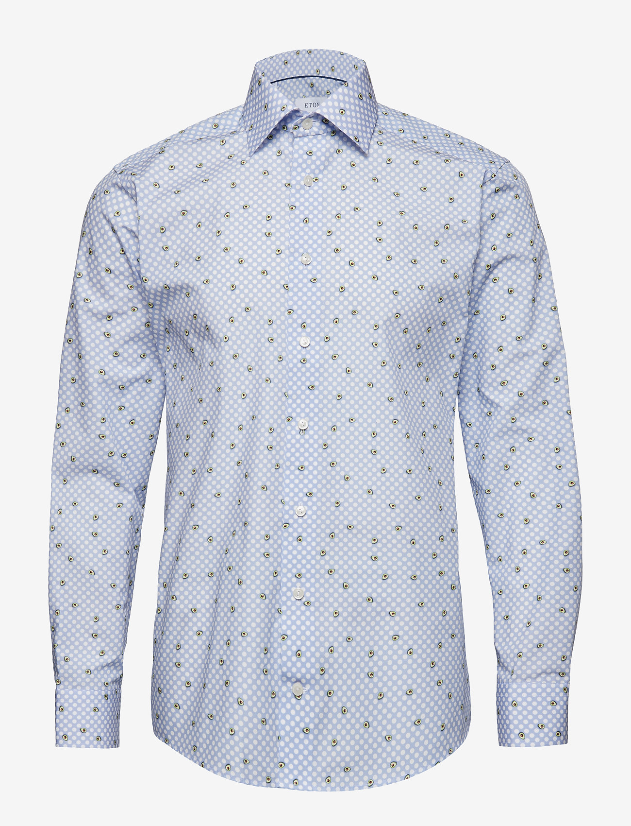 Eton - Soft striped twill shirt - blue - 0