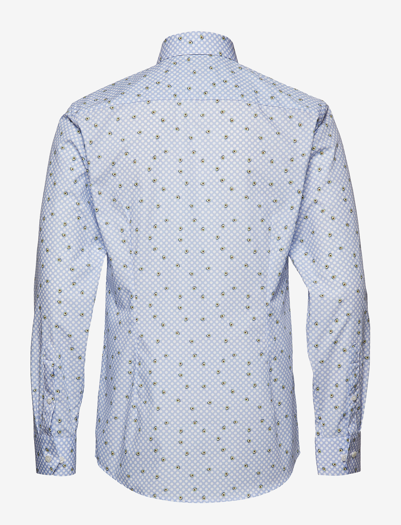Eton - Soft striped twill shirt - blue - 1