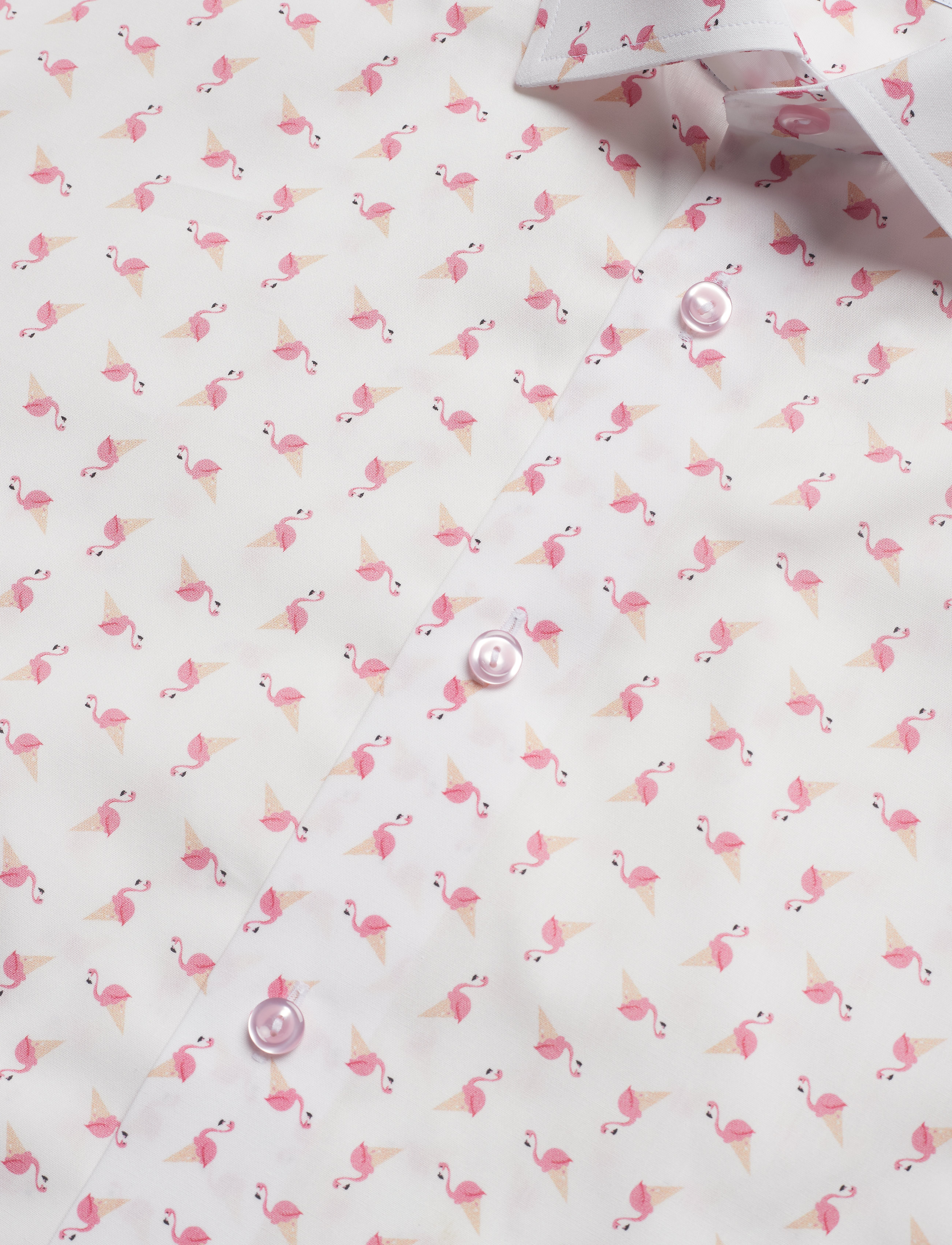 Eton - Ice Cream Flamingo Shirt - pink/red - 3