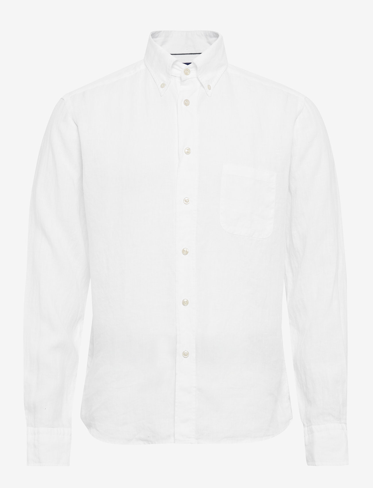 Button down linen shirt - WHITE