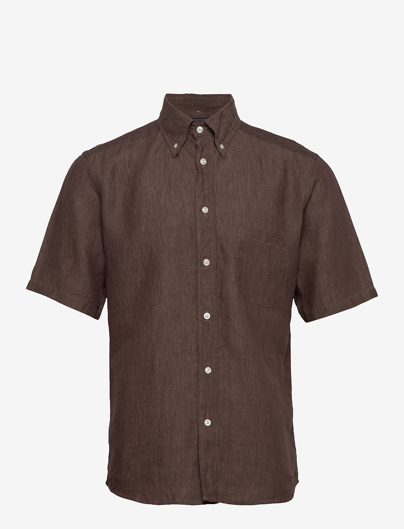 Eton - Linen shirt - offwhite/brown - 0
