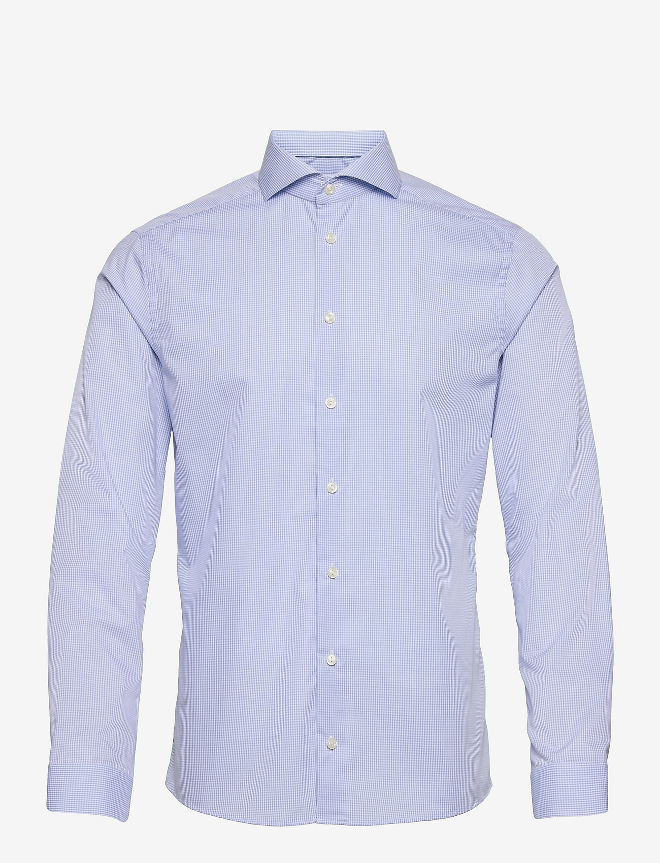 Eton - Men's shirt: Business  Poplin - light blue - 0