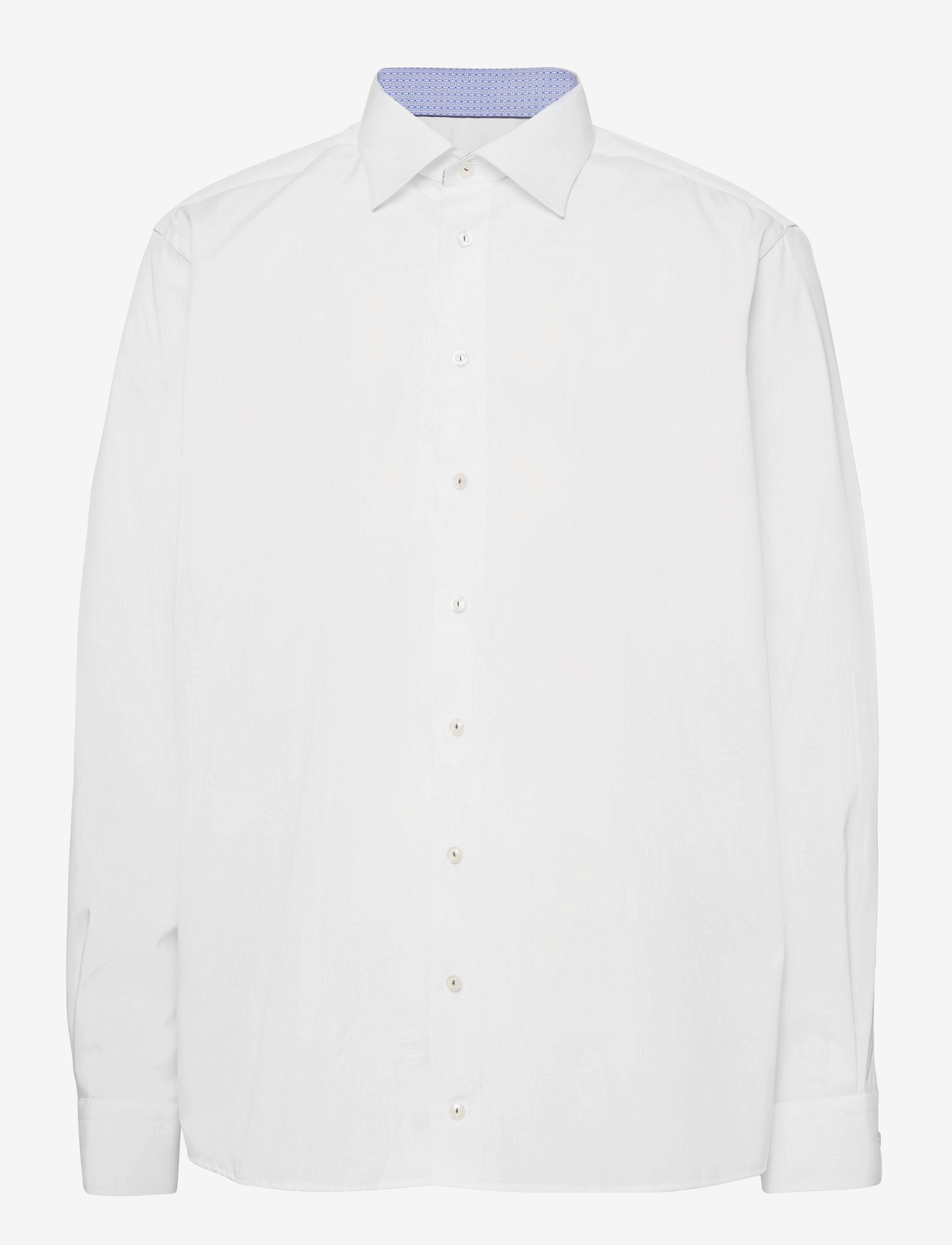Eton - Men's shirt: Business  Poplin - white - 0