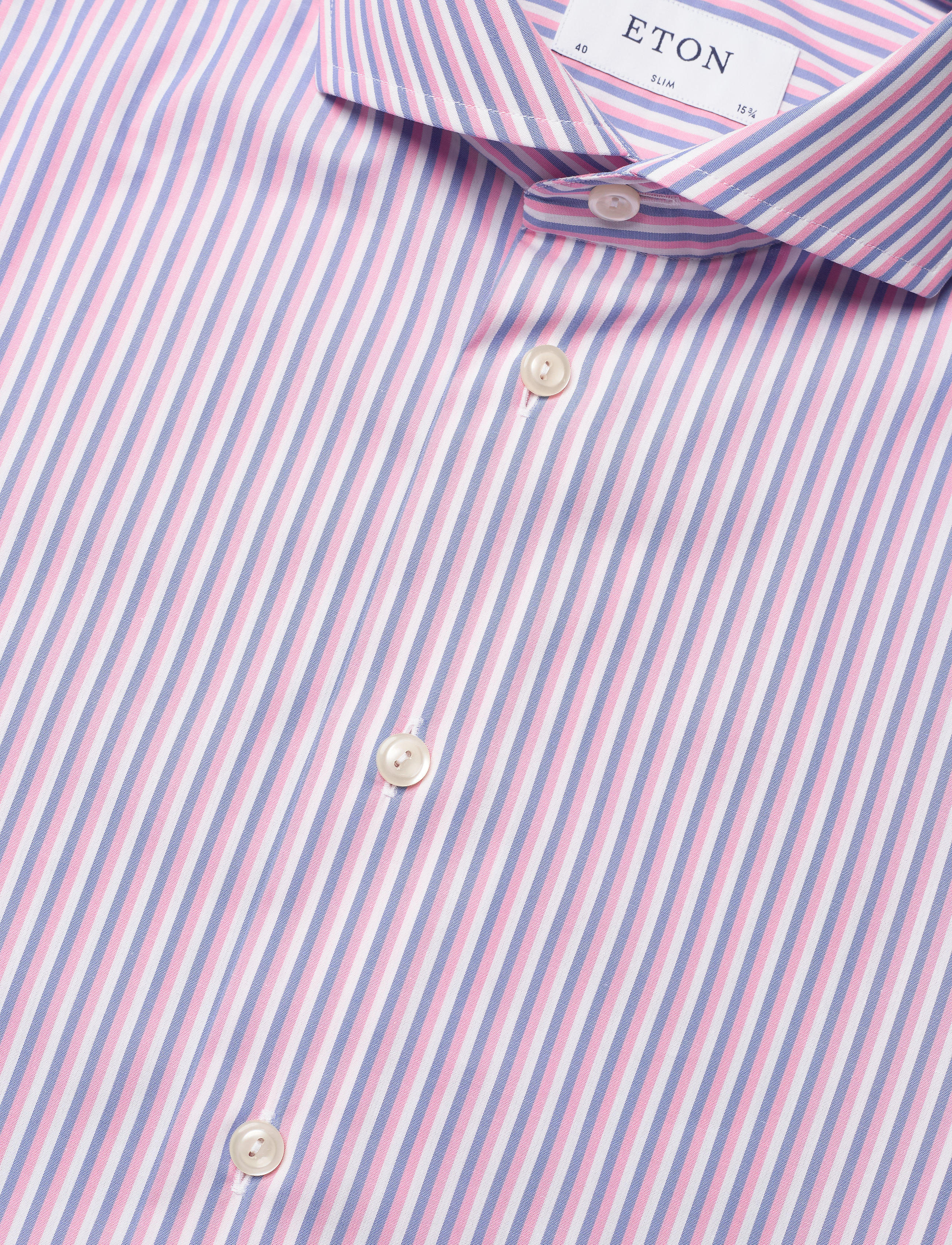 Eton - Slim fit Business Poplin Shirt - pink/red - 3