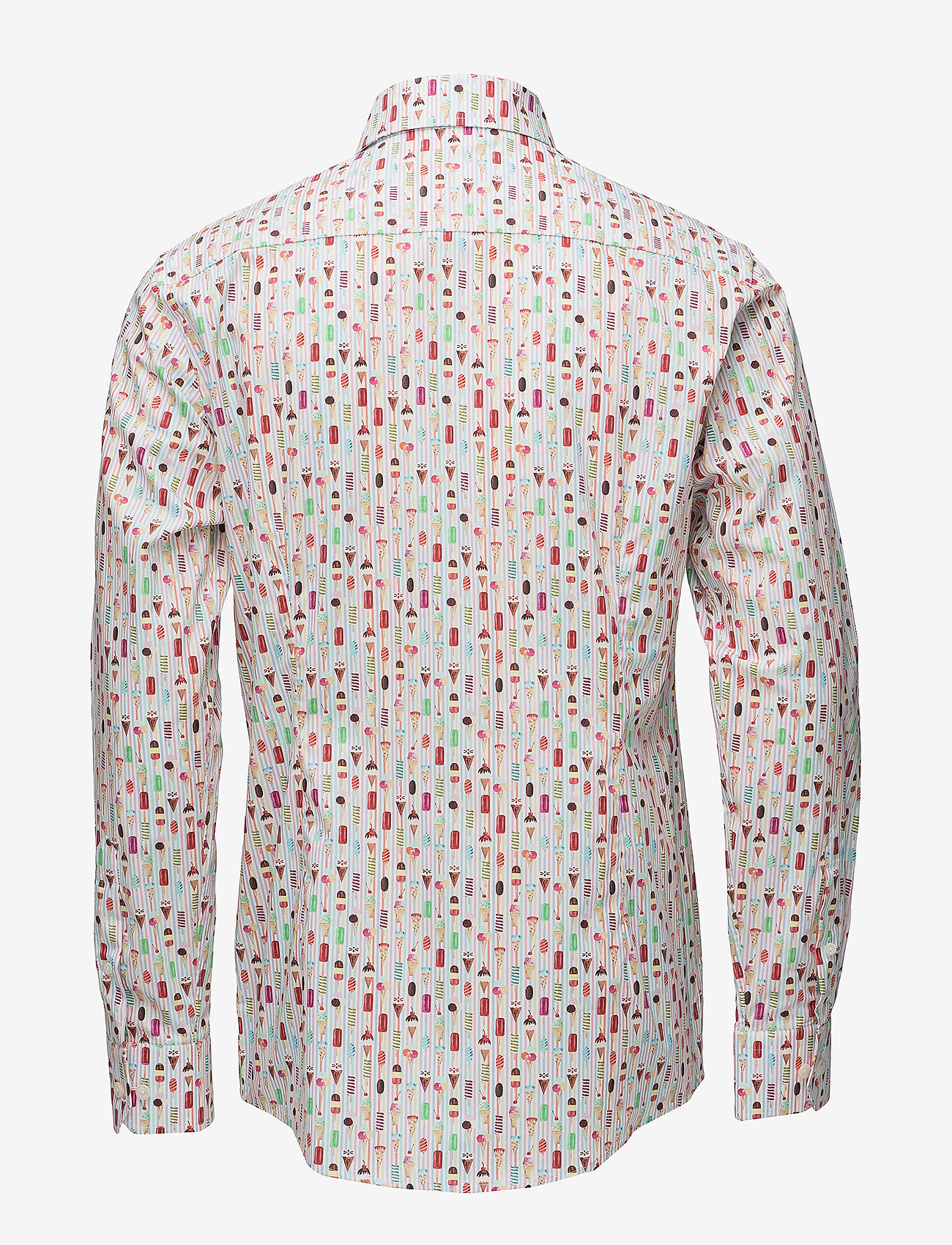 Eton - Ice Cream Print Shirt - pink/red - 1