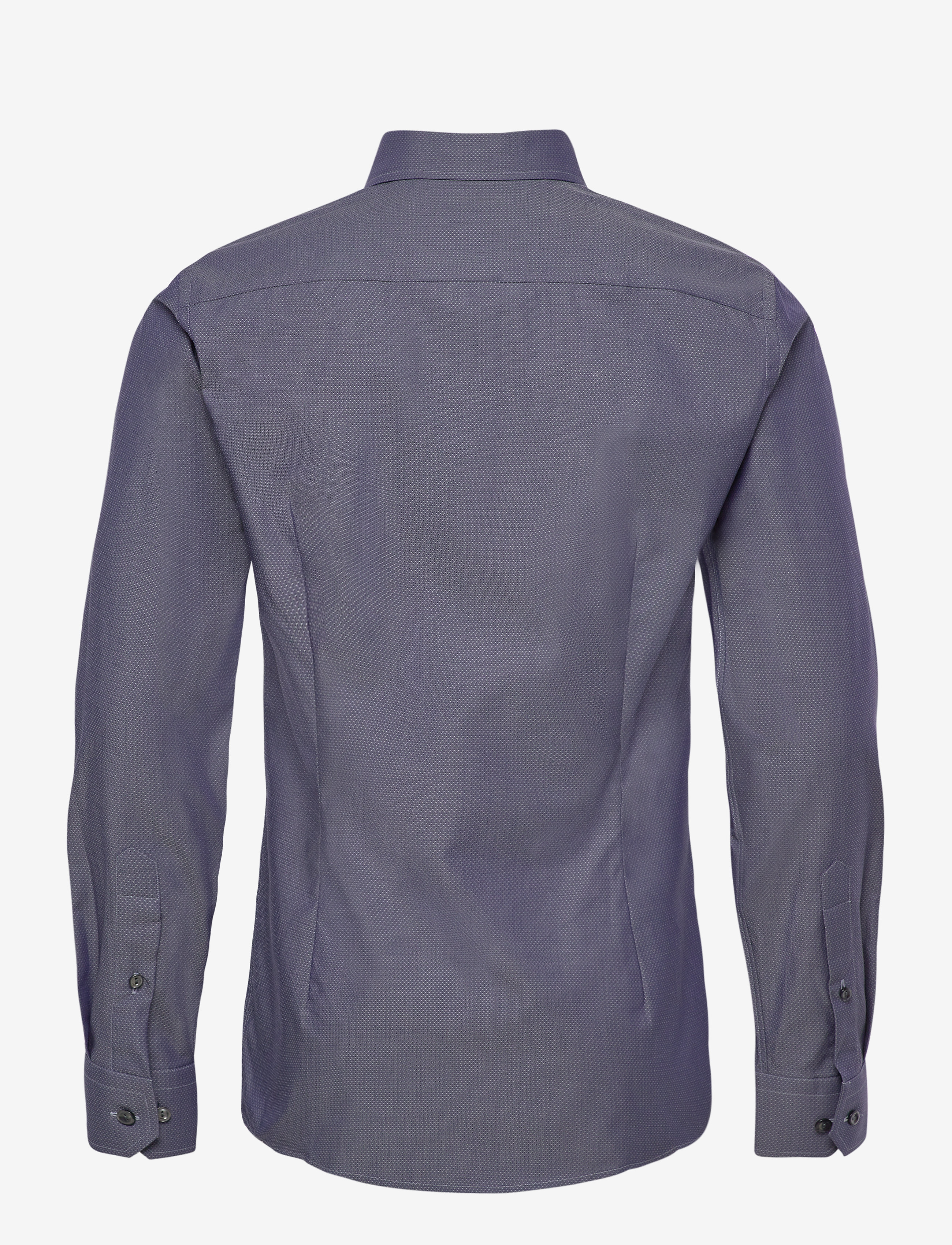 Eton - Grey Button-Under Poplin Shirt - grey - 1