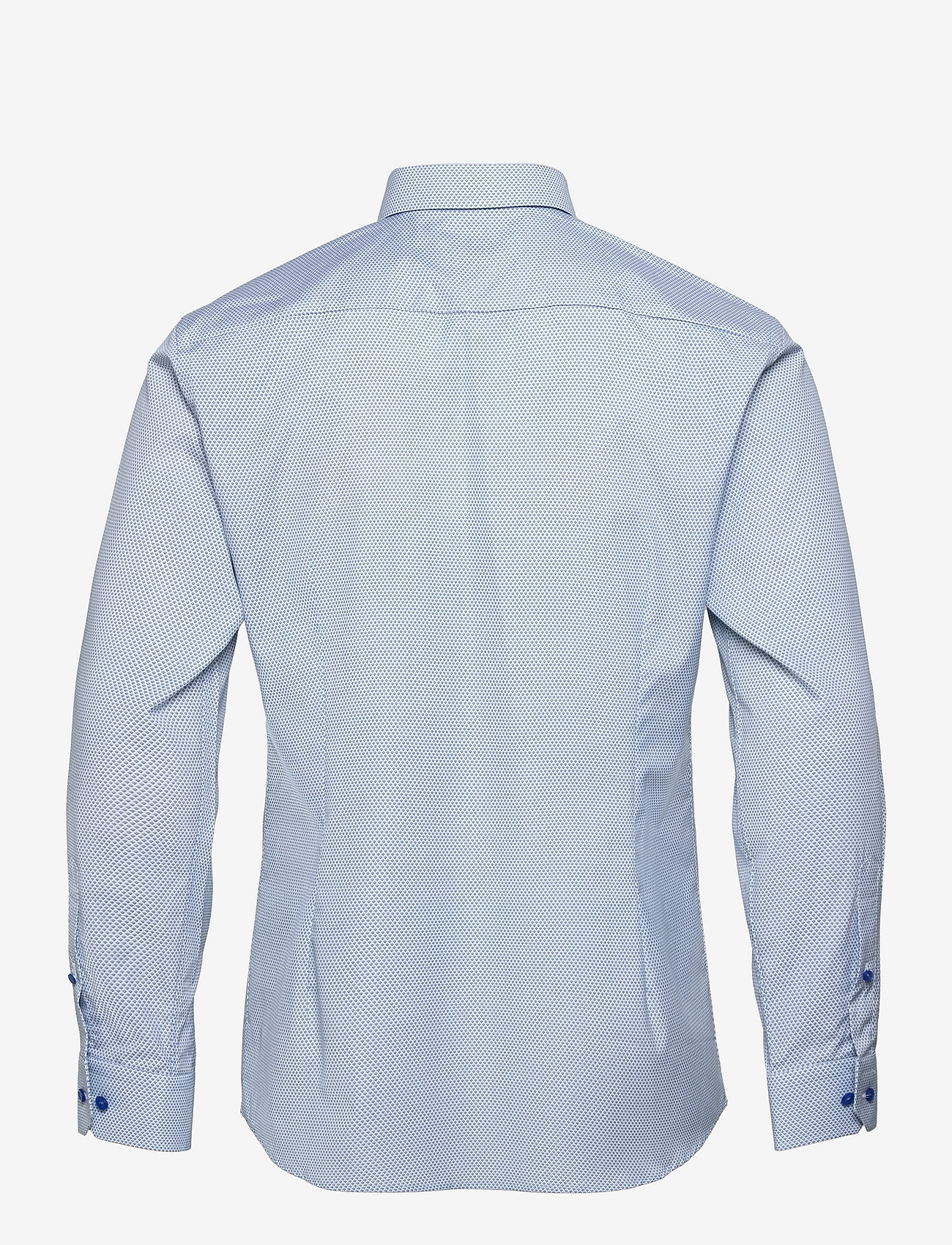 Eton - Men's shirt: Business  Poplin - mid blue - 1