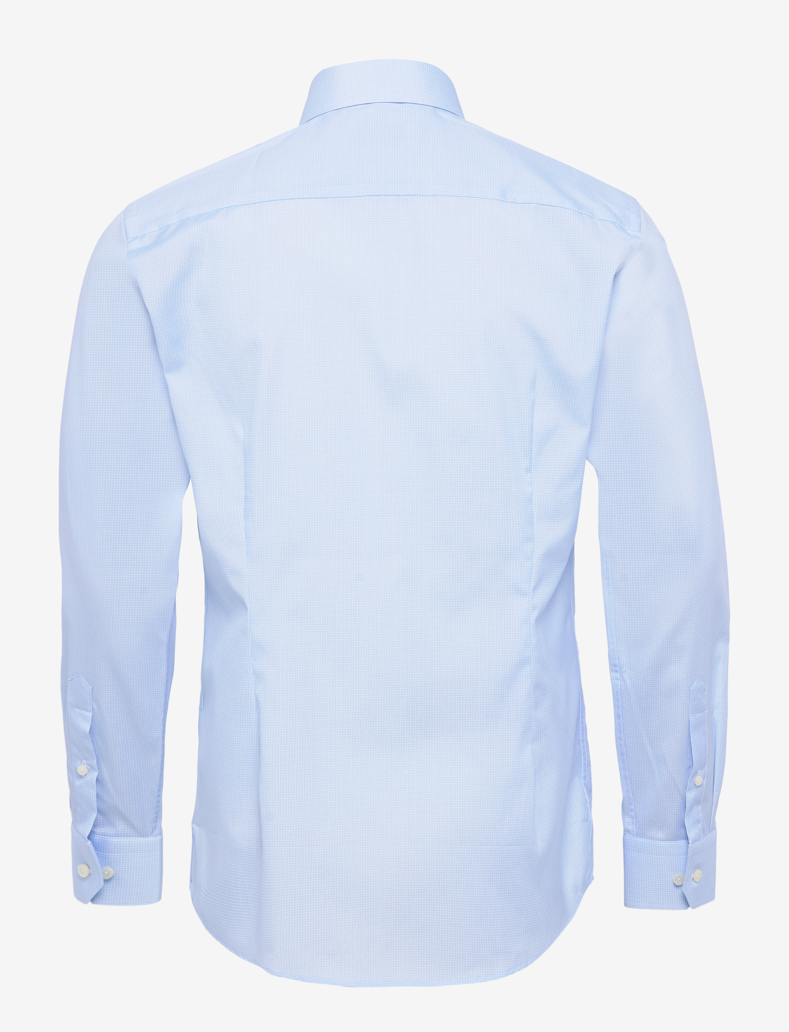 Eton - Tennis Micro Print Poplin Shirt - blue - 1