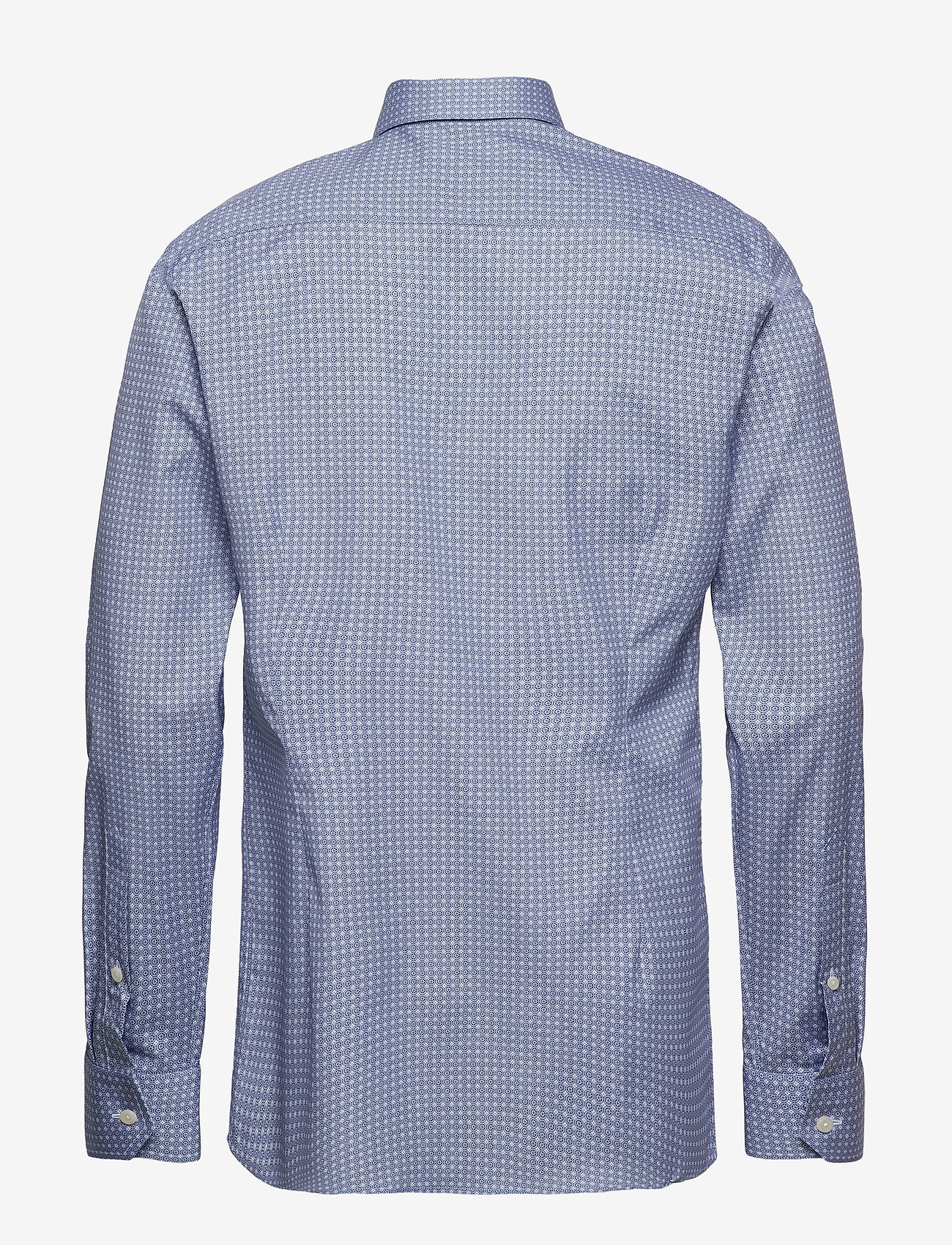 Eton - Geometric Print Shirt - blue - 1