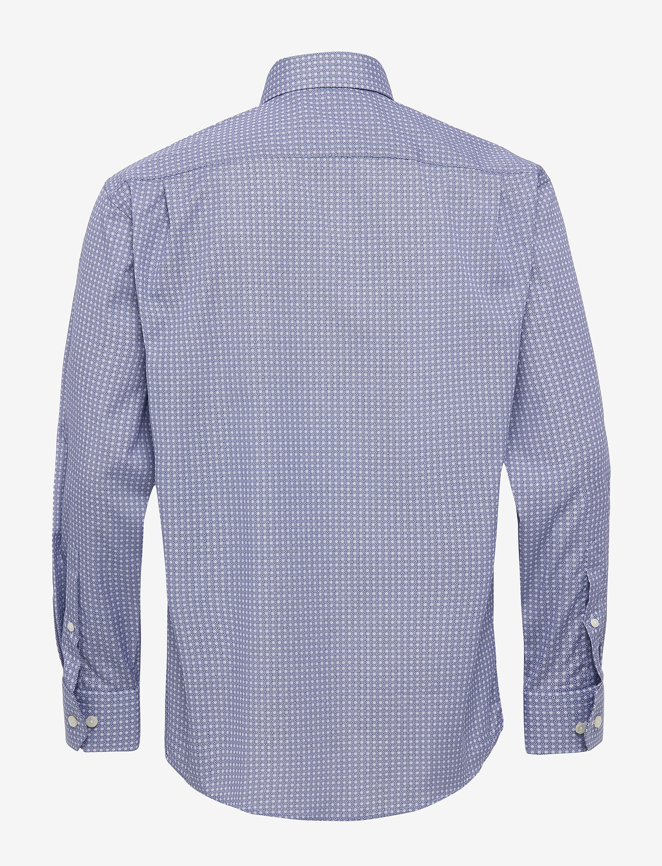 Eton - Geometric Print Shirt - blue - 1